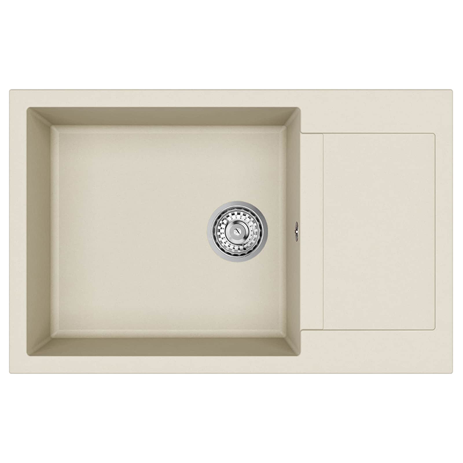 Umivaonik Bež 780 x 500 mm 80% kvarc i 20% smola