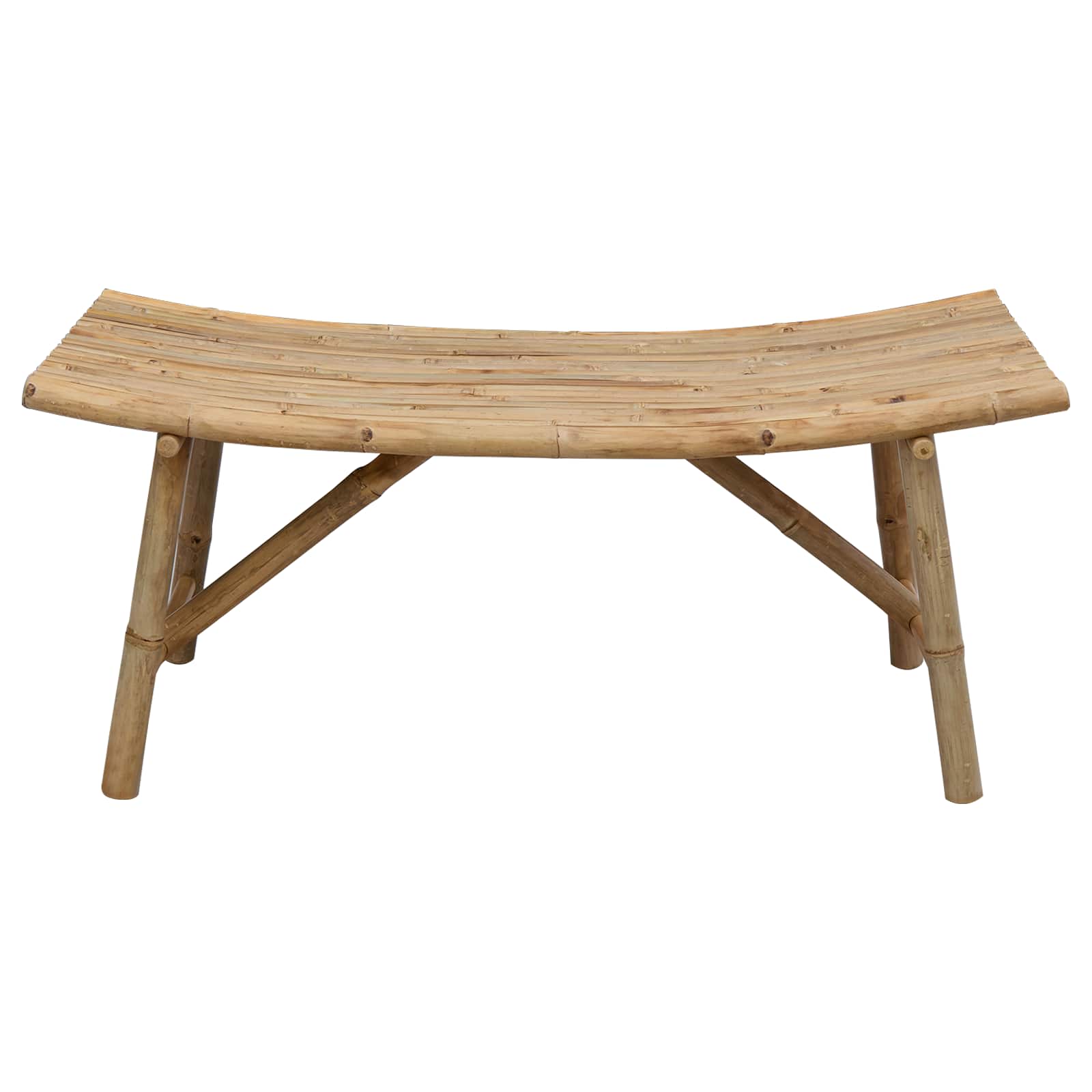 Vrtna klupa Prirodna 110 x 45 x 50 cm Bambus