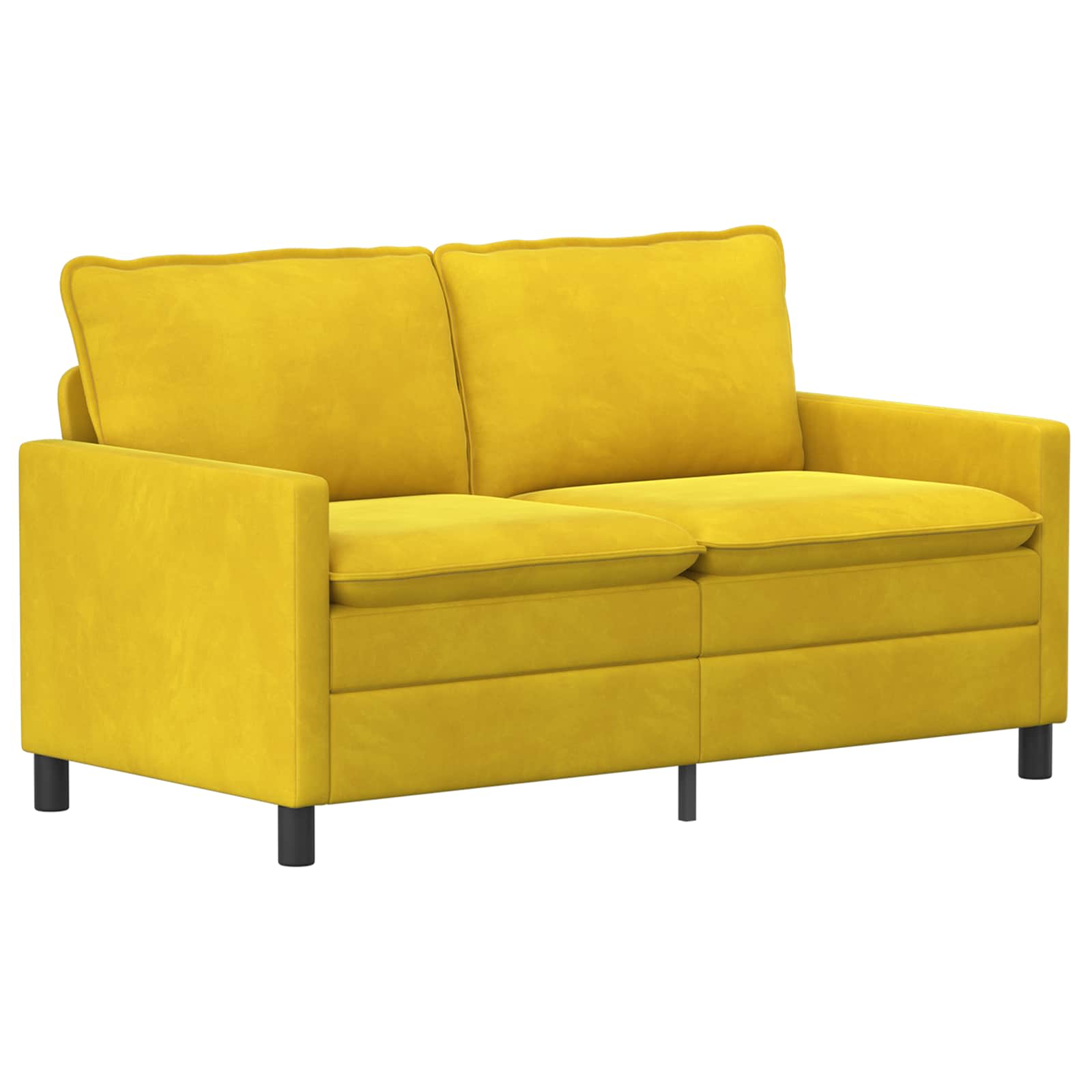 Set sofe 2 pcs Žuta Baršun