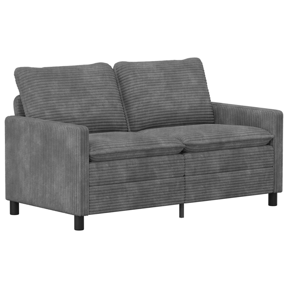 Set sofe 2 kom. Svjetlosiva Poliester