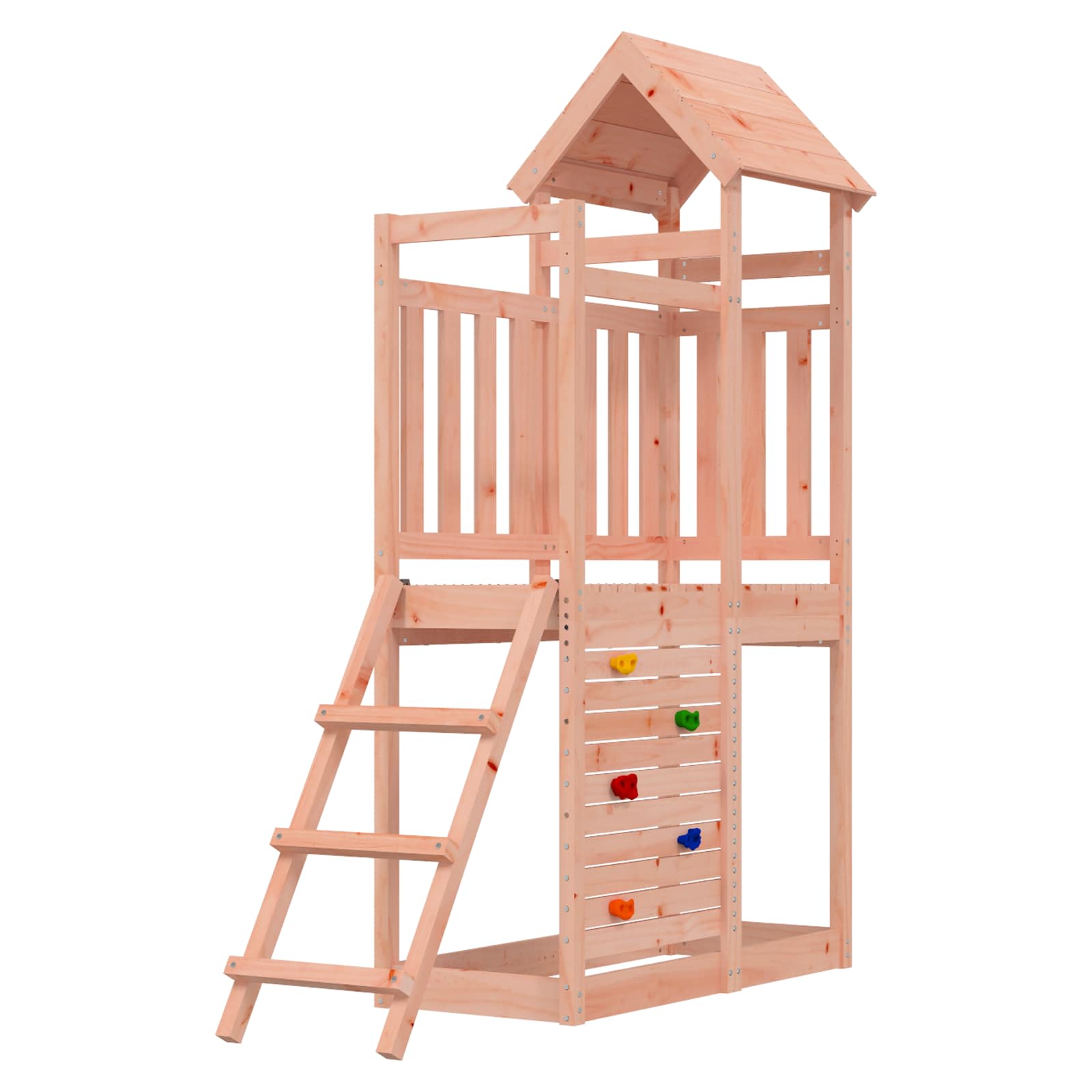 Igraći Toranj Smeđa 110,5 x 52,5 x 214 cm Solidno Douglas Drvo