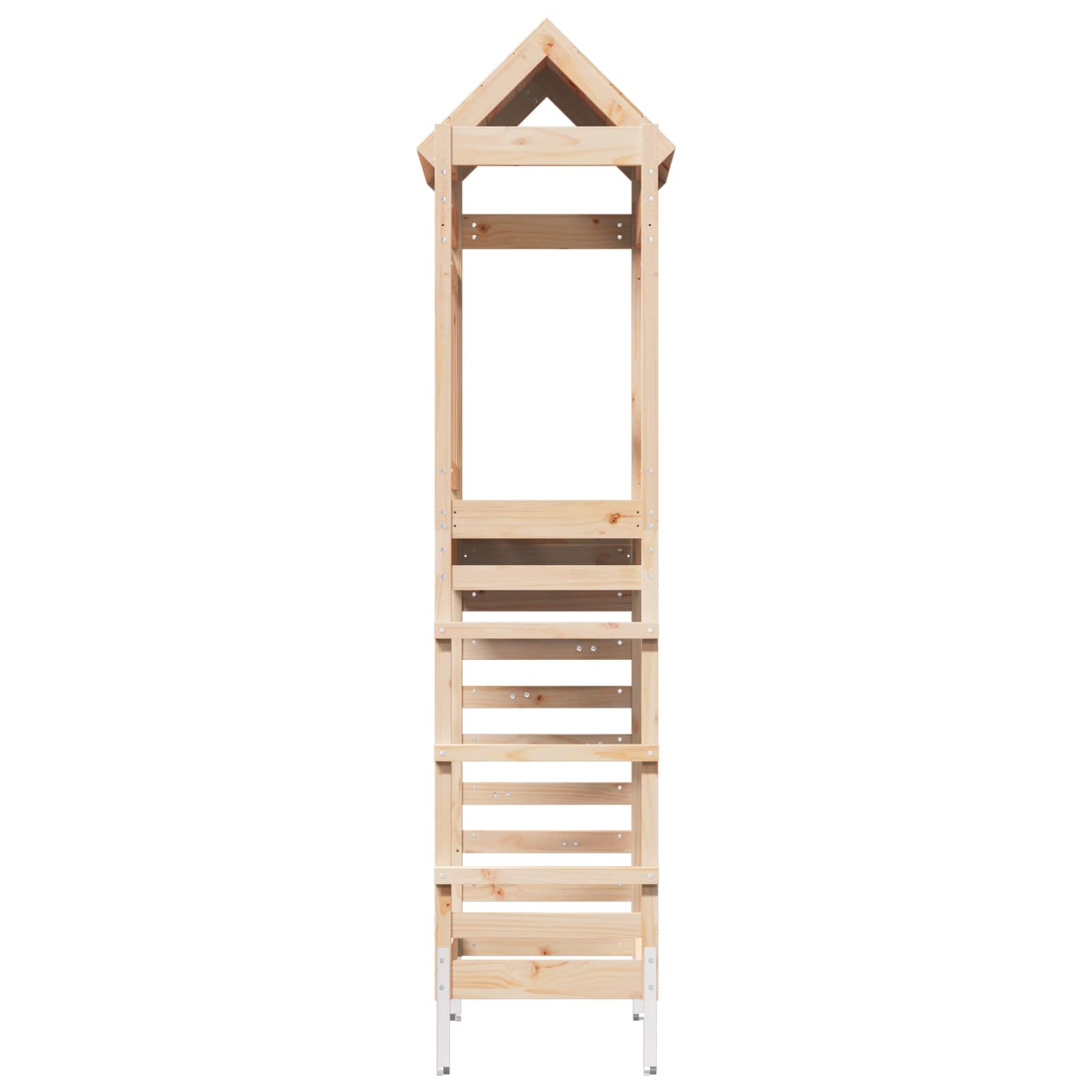 Igraći Toranj Smeđa 52,5 x 85 x 238 cm Čvrsto borovo drvo