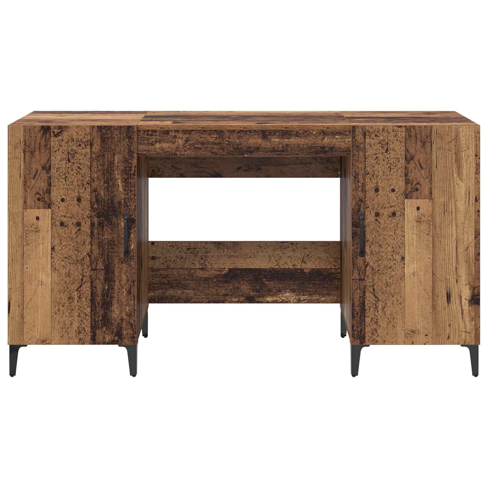 Stol s pohranom Staro drvo 140 x 50 x 75 cm Konstruirano drvo
