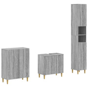 Set za kupaonicu od 3 dijela DELFT Siva Sonoma