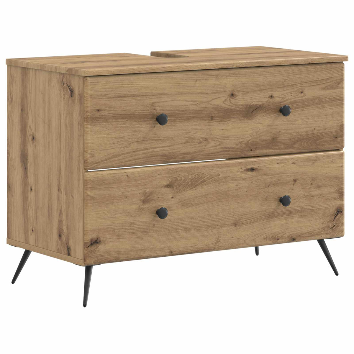 Set kupaonskih ormara od 2 dijela BREDA Hrast artisan