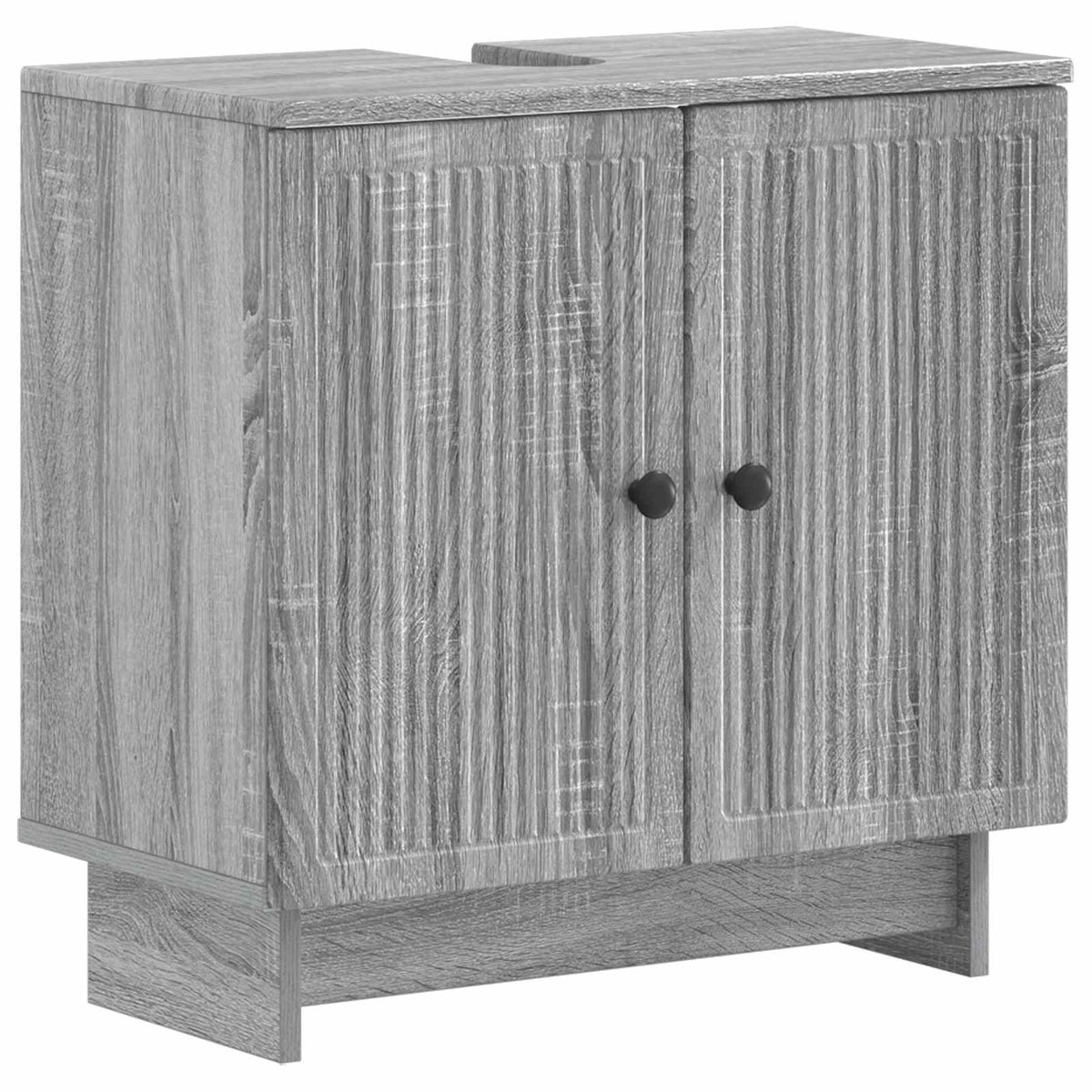 Set kupaonskih ormara od 2 dijela EDE Siva Sonoma