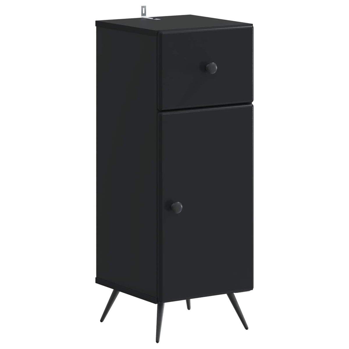 Set za kupaonicu od 3 dijela BREDA Crna Konstruirano drvo