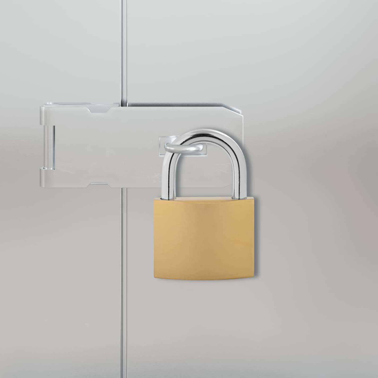 U zaključavanje s ključevima Mjed 6 x 2 x 9,1 cm Željezo