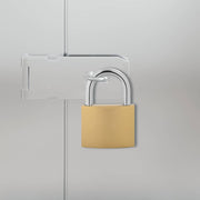 U zaključavanje s ključevima Mjed 7,4 x 2,1 x 10,6 cm Željezo