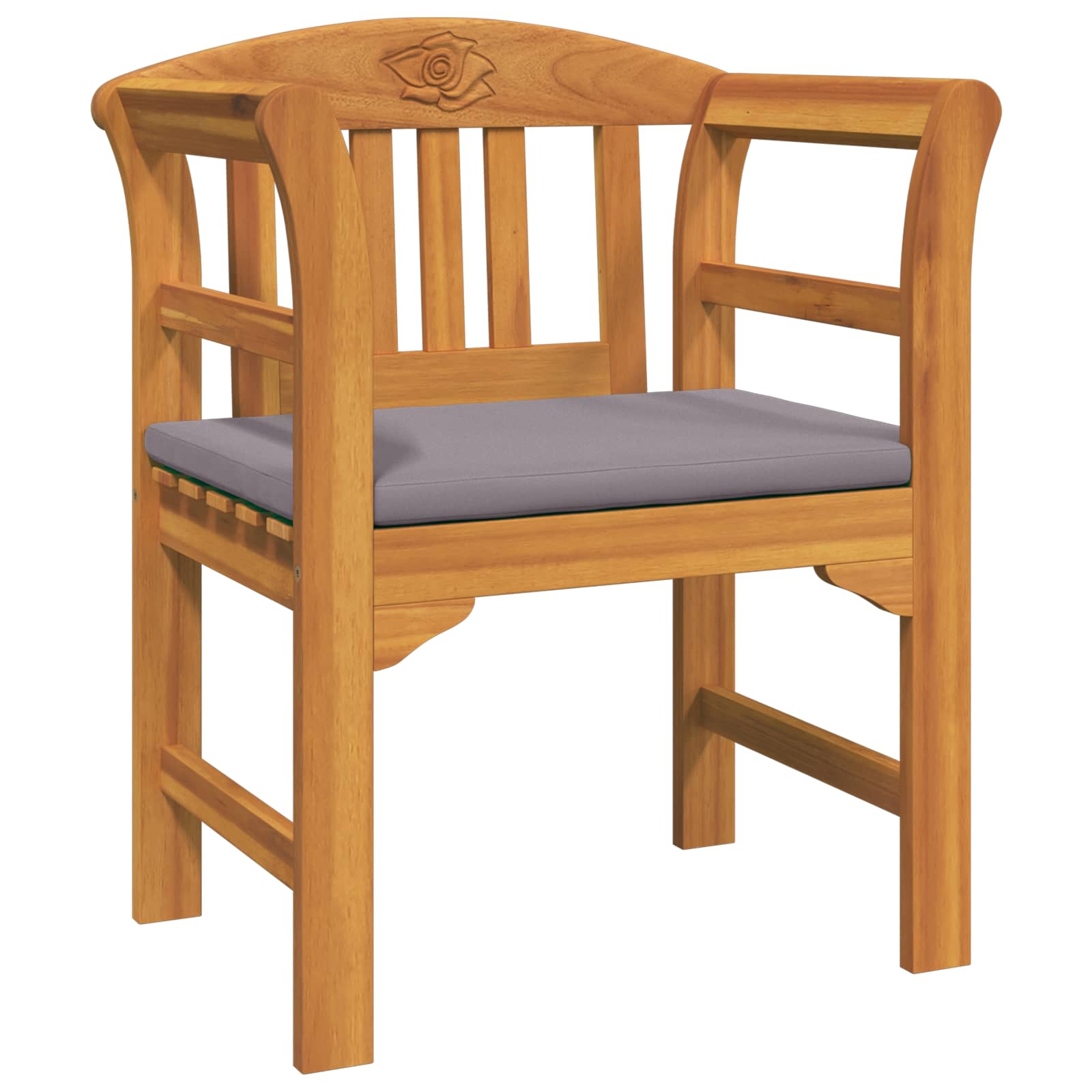 Set za odmaranje u vrtu s jastukom 3 pcs Čvrsto drvo akacije