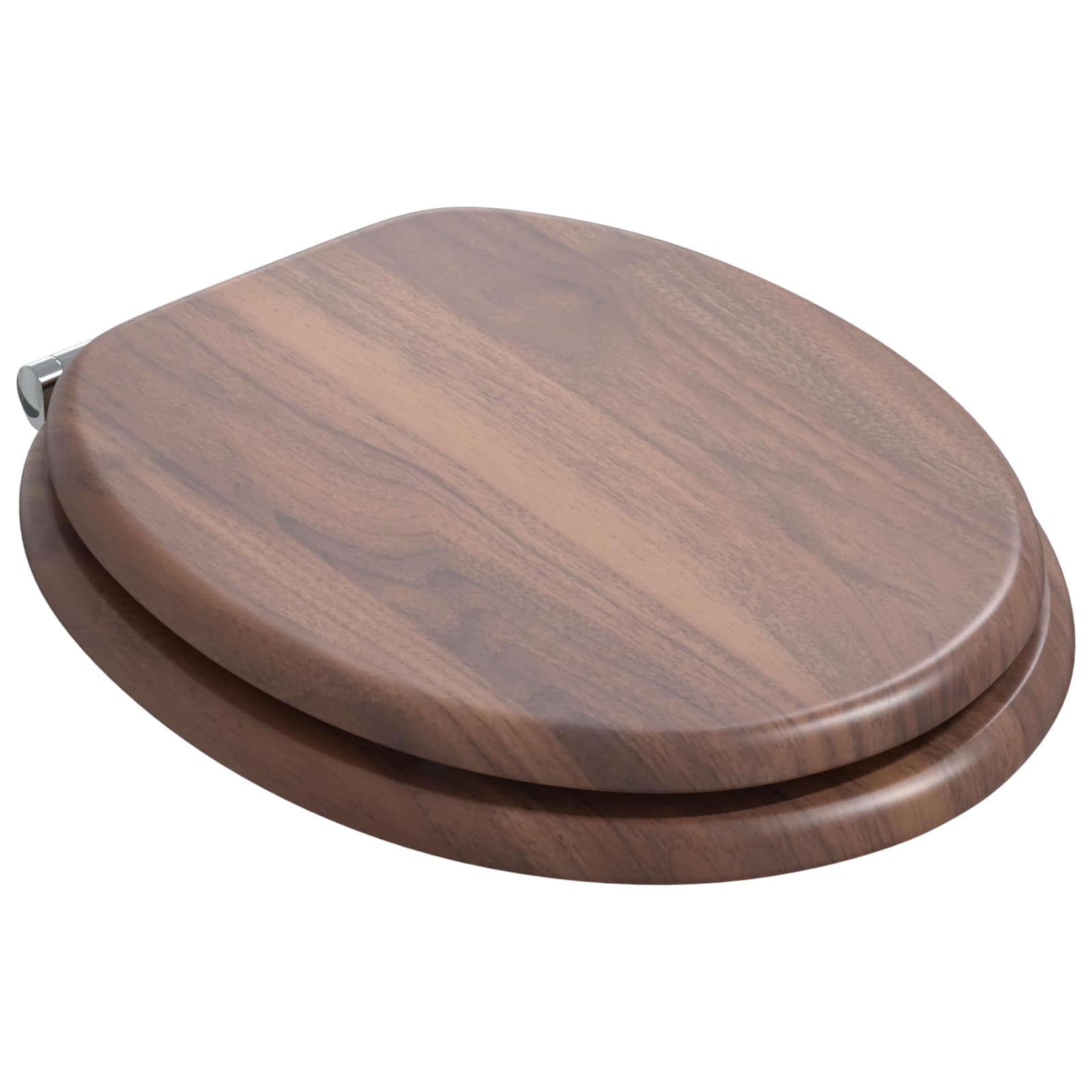 Toaletna sjedala s mekim zatvaranjem Smeđa 44 x 38 cm MDF ploča
