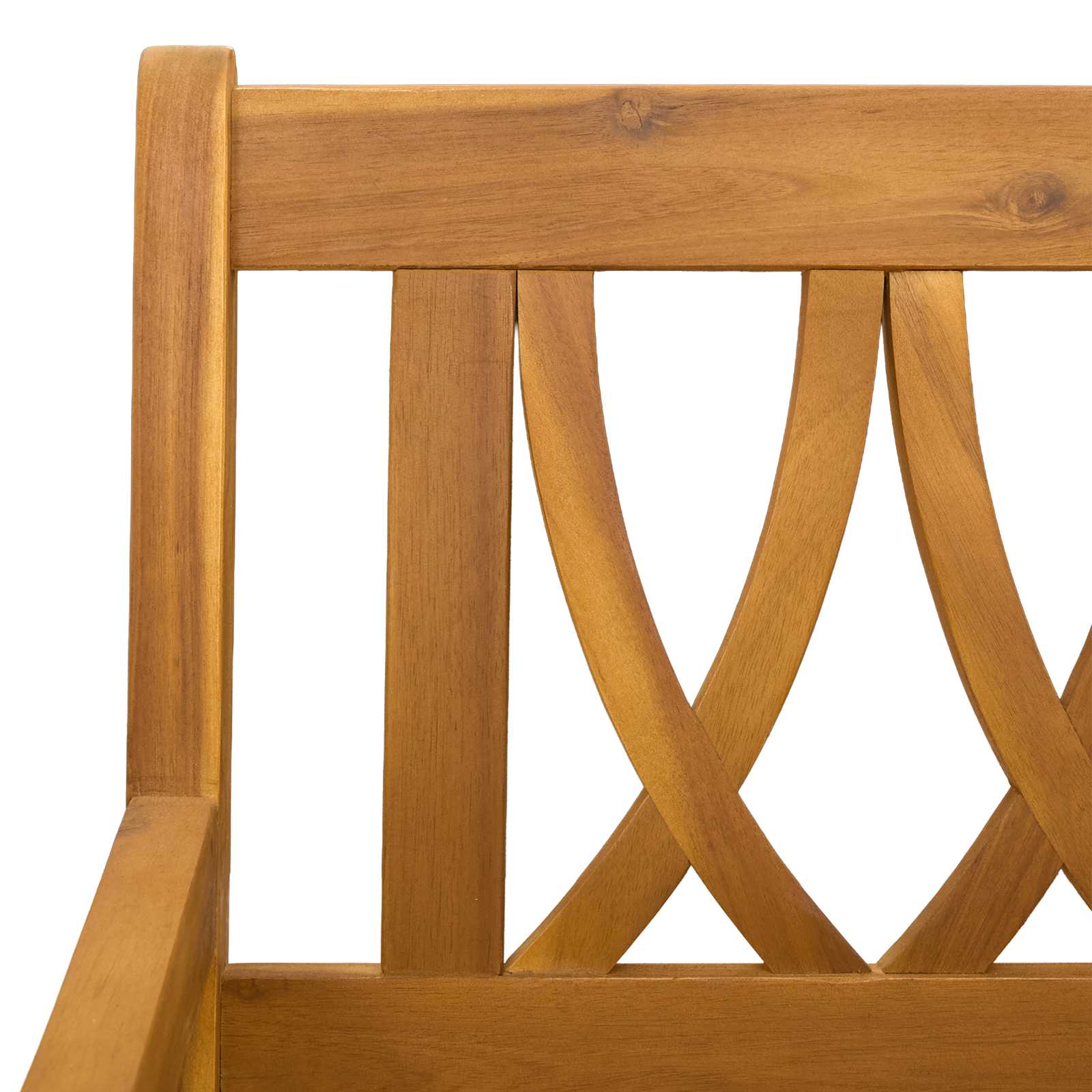 Vrtna Ležaljka Prirodna 110 x 59 x 97 cm Čvrsto drvo akacije
