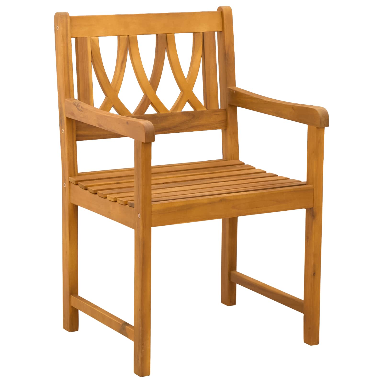 Vanjska klupa 2 pcs Prirodna 56 x 55,5 x 90 cm