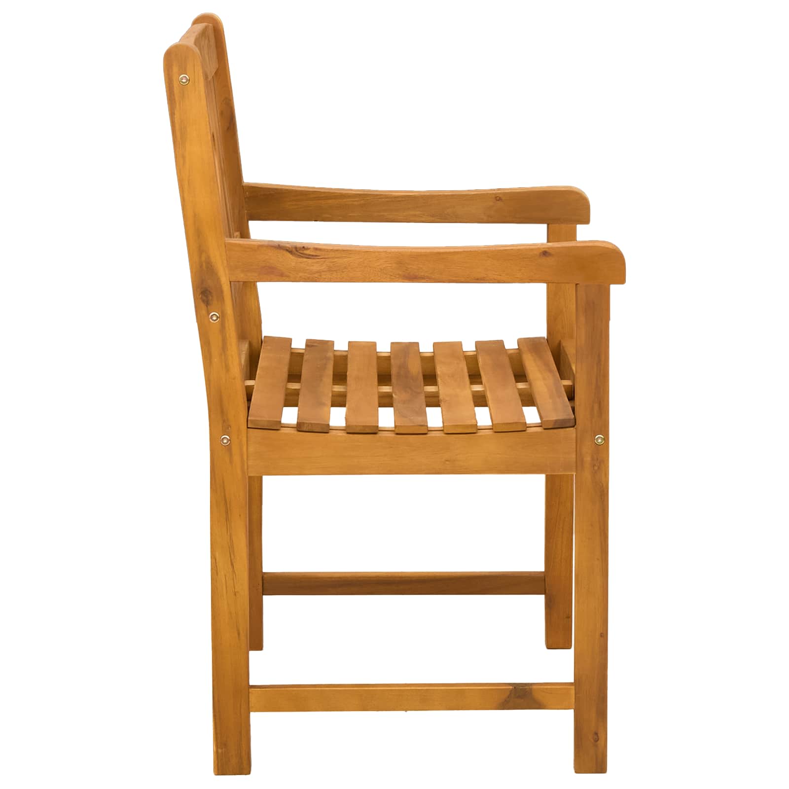 Vanjska klupa 2 pcs Prirodna 56 x 55,5 x 90 cm