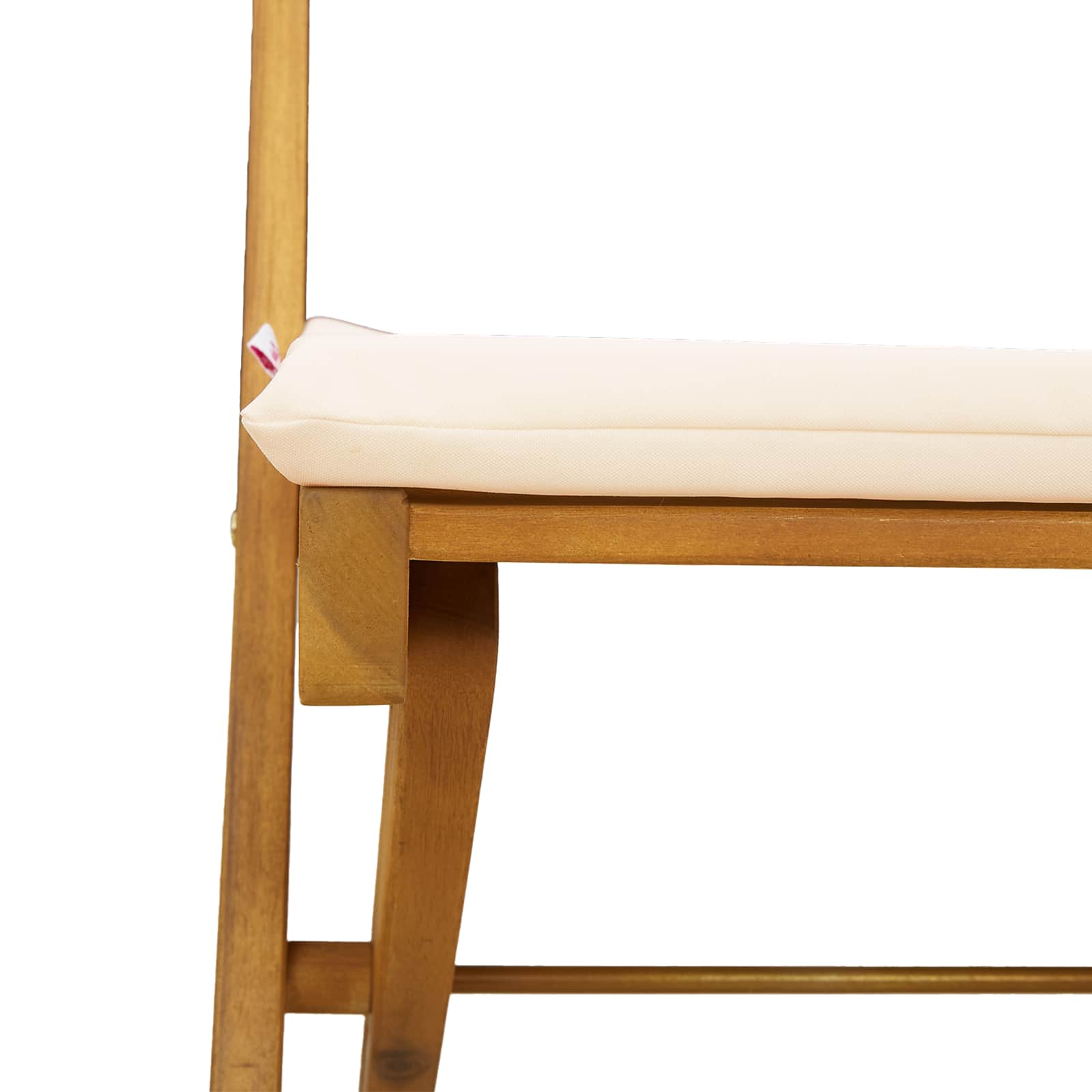 Vanjske bistro stolice 4 pcs Krem bijela 40 x 53 x 80 cm
