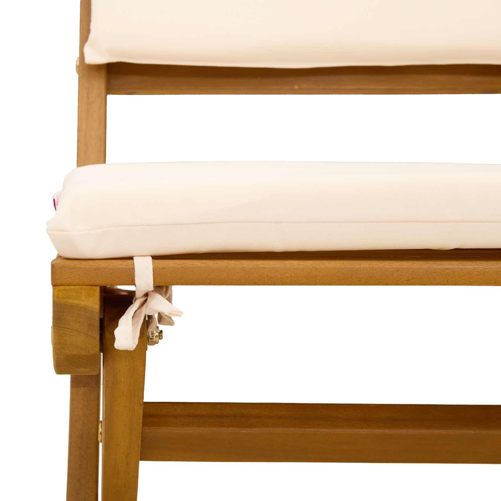 Vanjske bistro stolice 4 pcs Krem bijela 38 x 46 x 85 cm