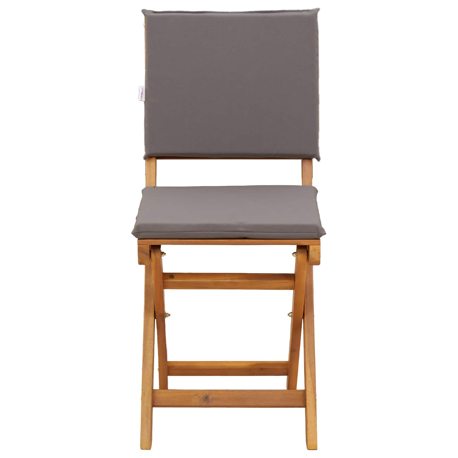 Vanjske bistro stolice 4 pcs Tamnosiva 38 x 46 x 85 cm