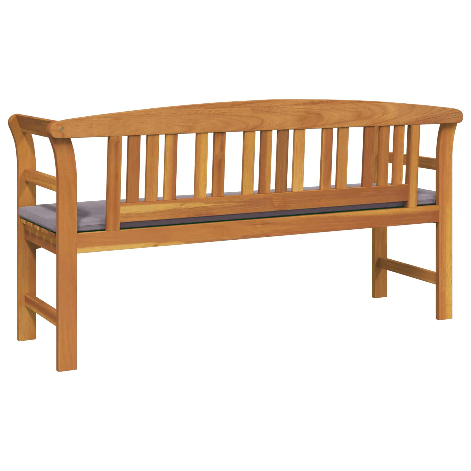 Klupa s ružama Prirodna 157 x 46 x 82,5 cm Čvrsto drvo akacije