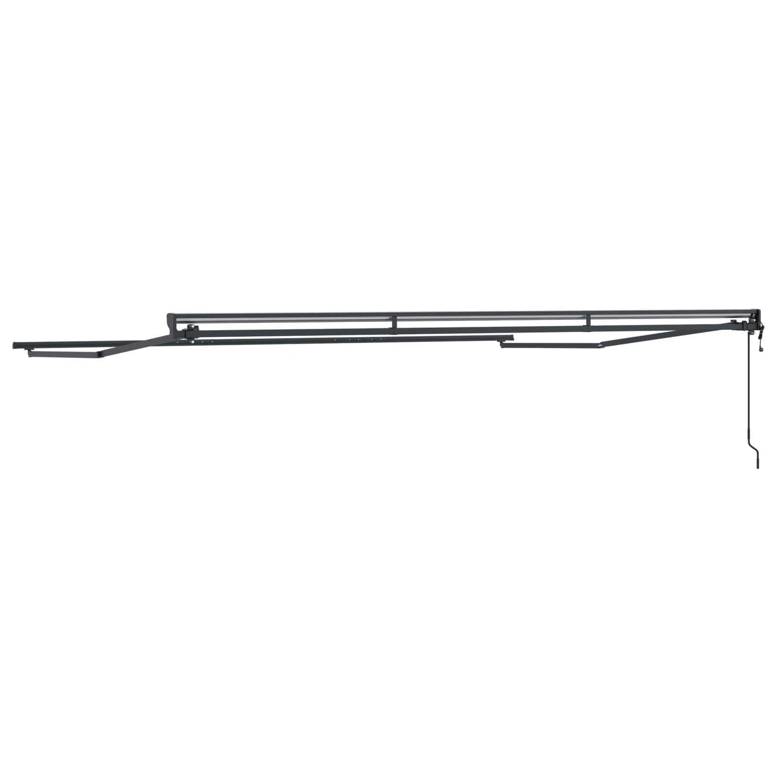 Električni sklopivi okvir tende Podesiva Antracit 4 x 2 m Čelik