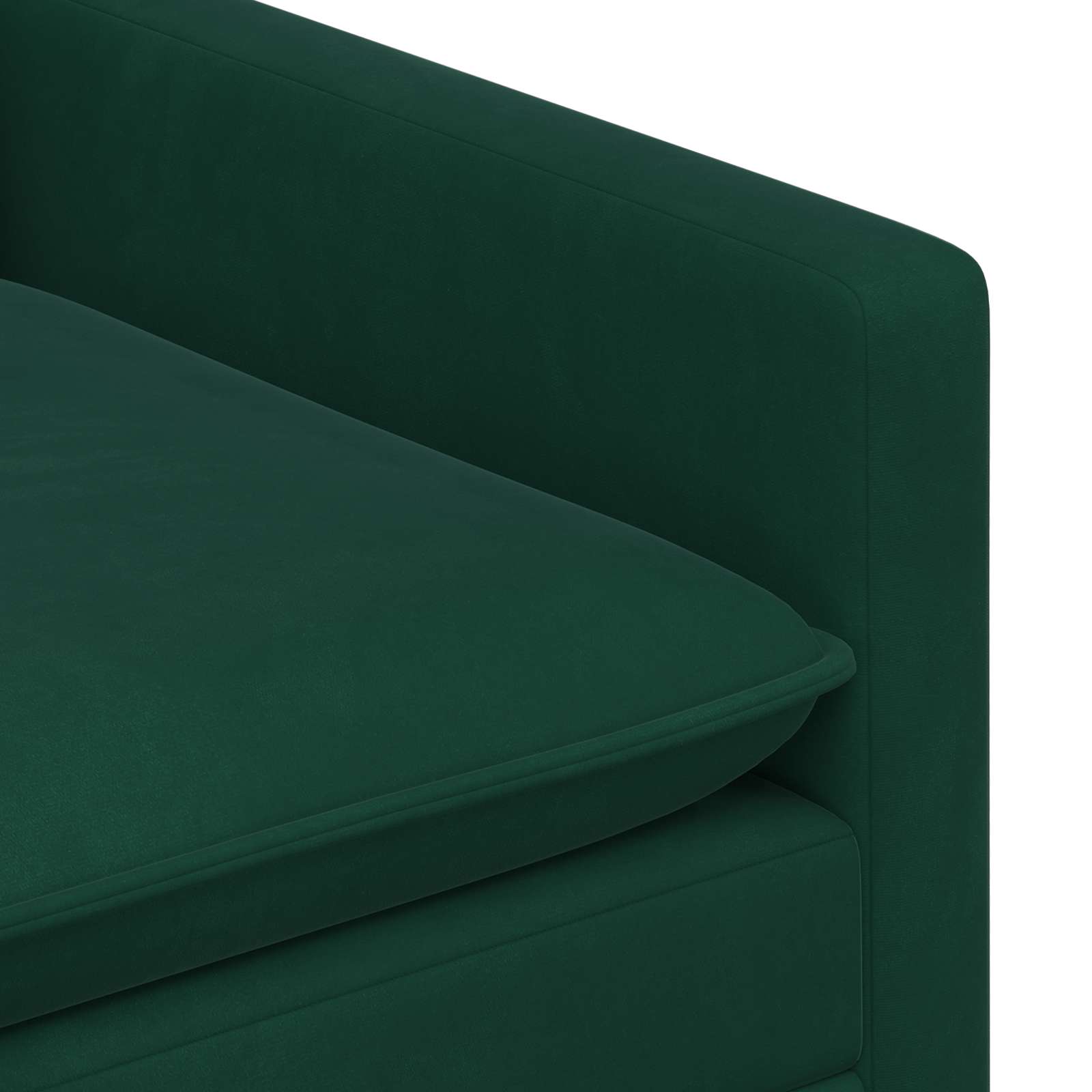 Sofa Tamnozelena 76 x 81 x 87,5 cm Baršun