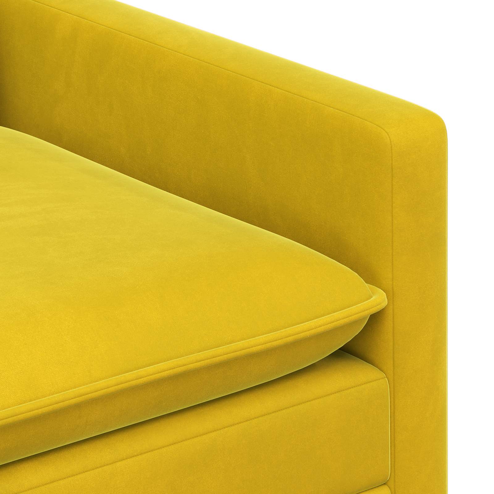 Sofa Žuta 76 x 81 x 87,5 cm Baršun