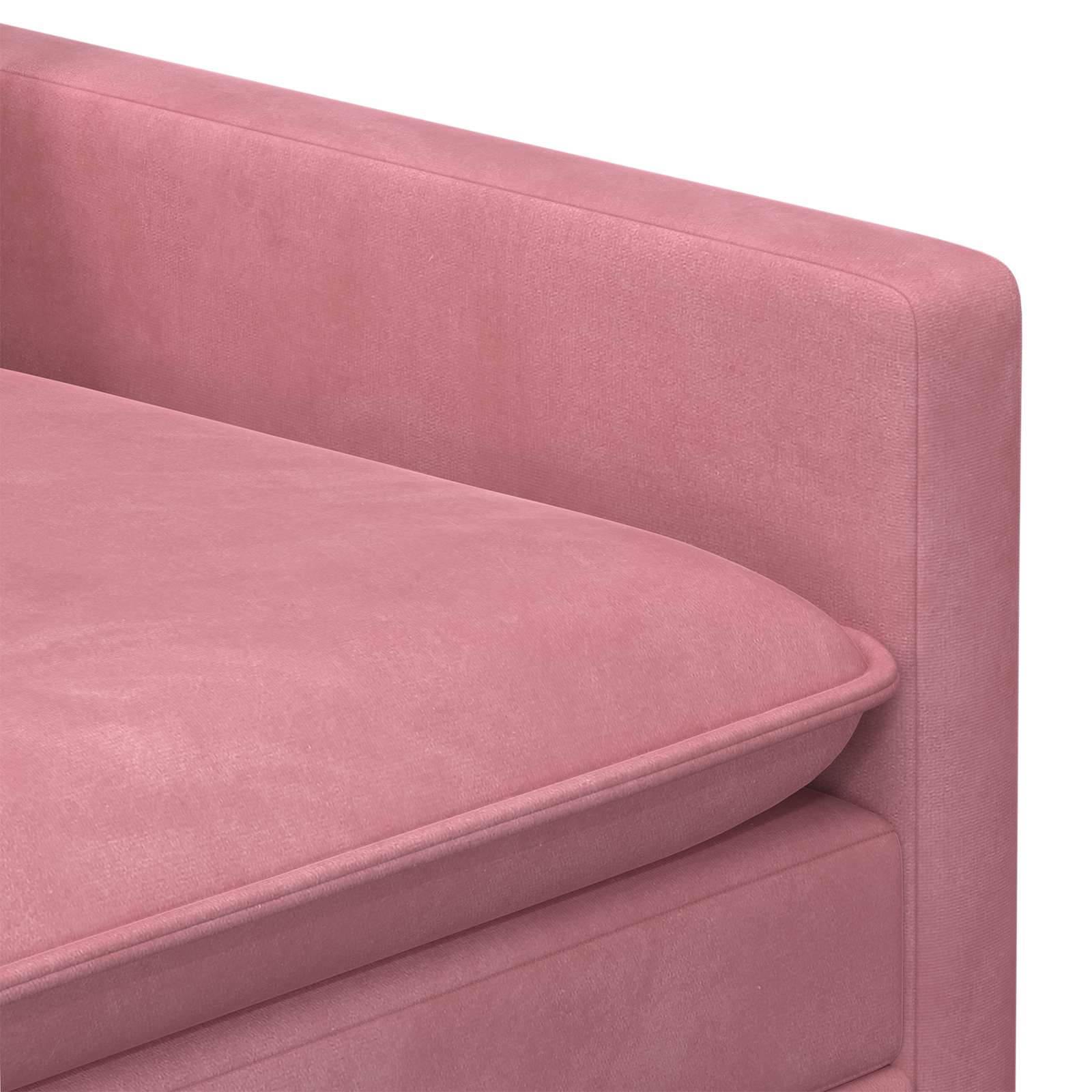 Sofa Ružičasta 126 x 81 x 87,5 cm Baršun