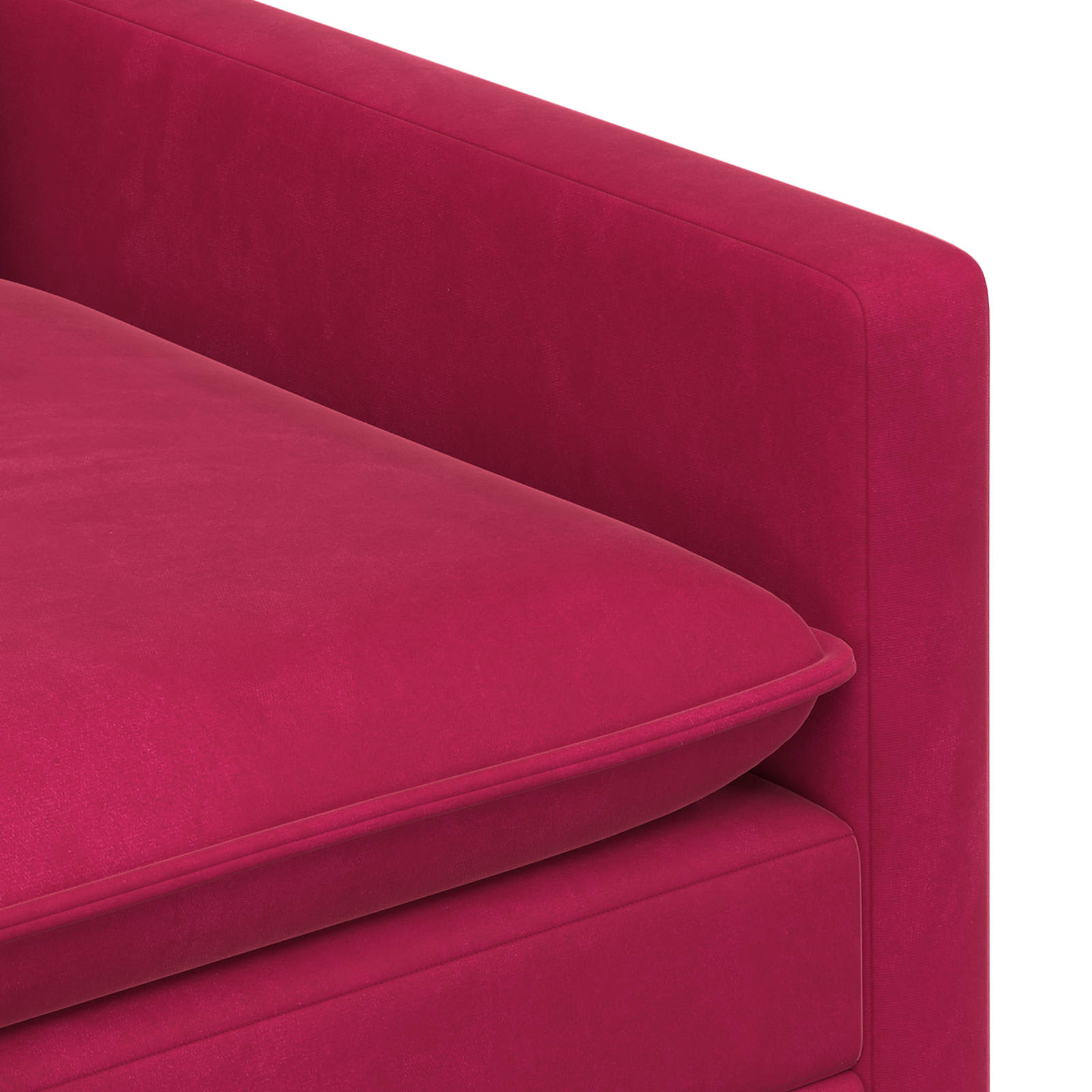 Sofa Vinska crvena 126 x 81 x 87,5 cm Baršun