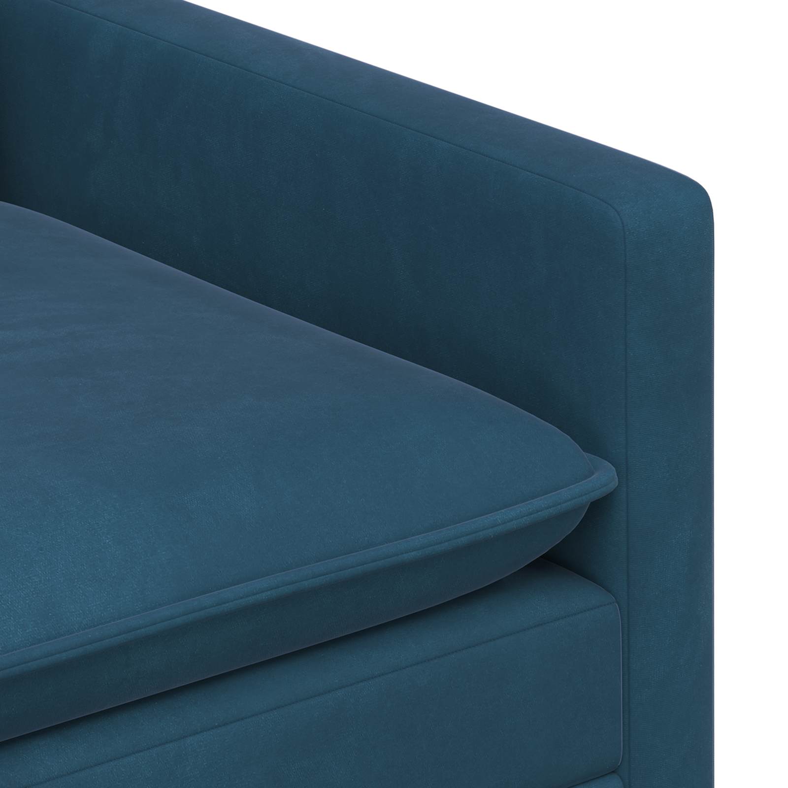 Sofa Plava 126 x 81 x 87,5 cm Baršun