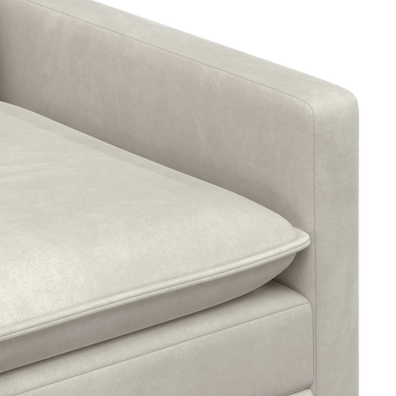 Sofa Krem 156 x 81 x 87,5 cm Baršun