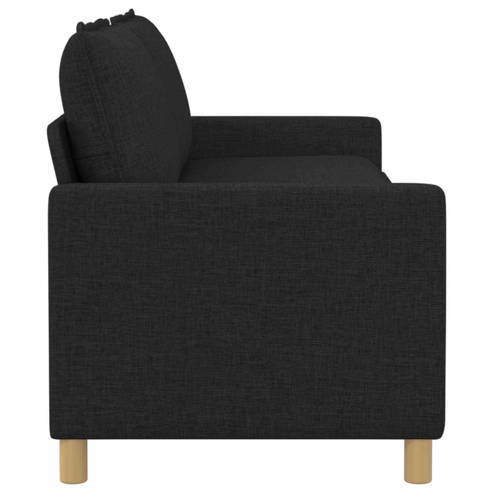 Sofa Crna 196 x 81 x 87,5 cm Tkanina