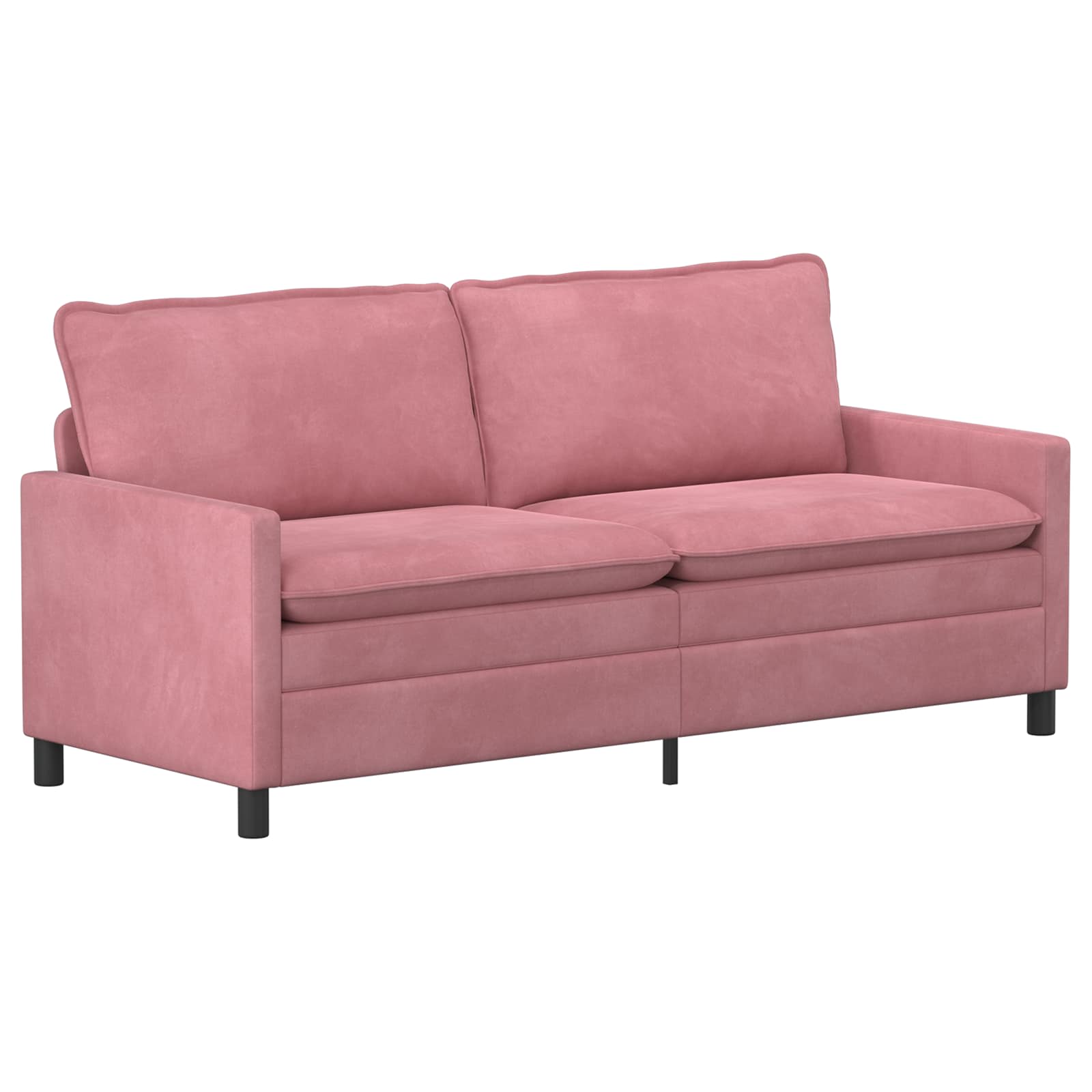 Sofa Ružičasta 196 x 81 x 87,5 cm Baršun