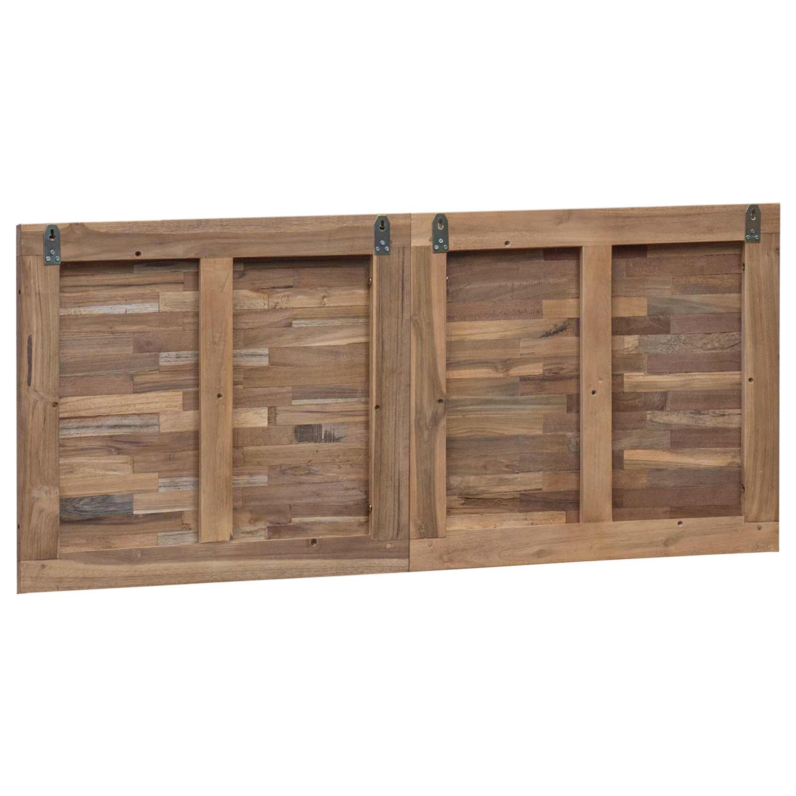 Uzglavlje Zidne Prirodna 120 cm Čvrsto teak drvo