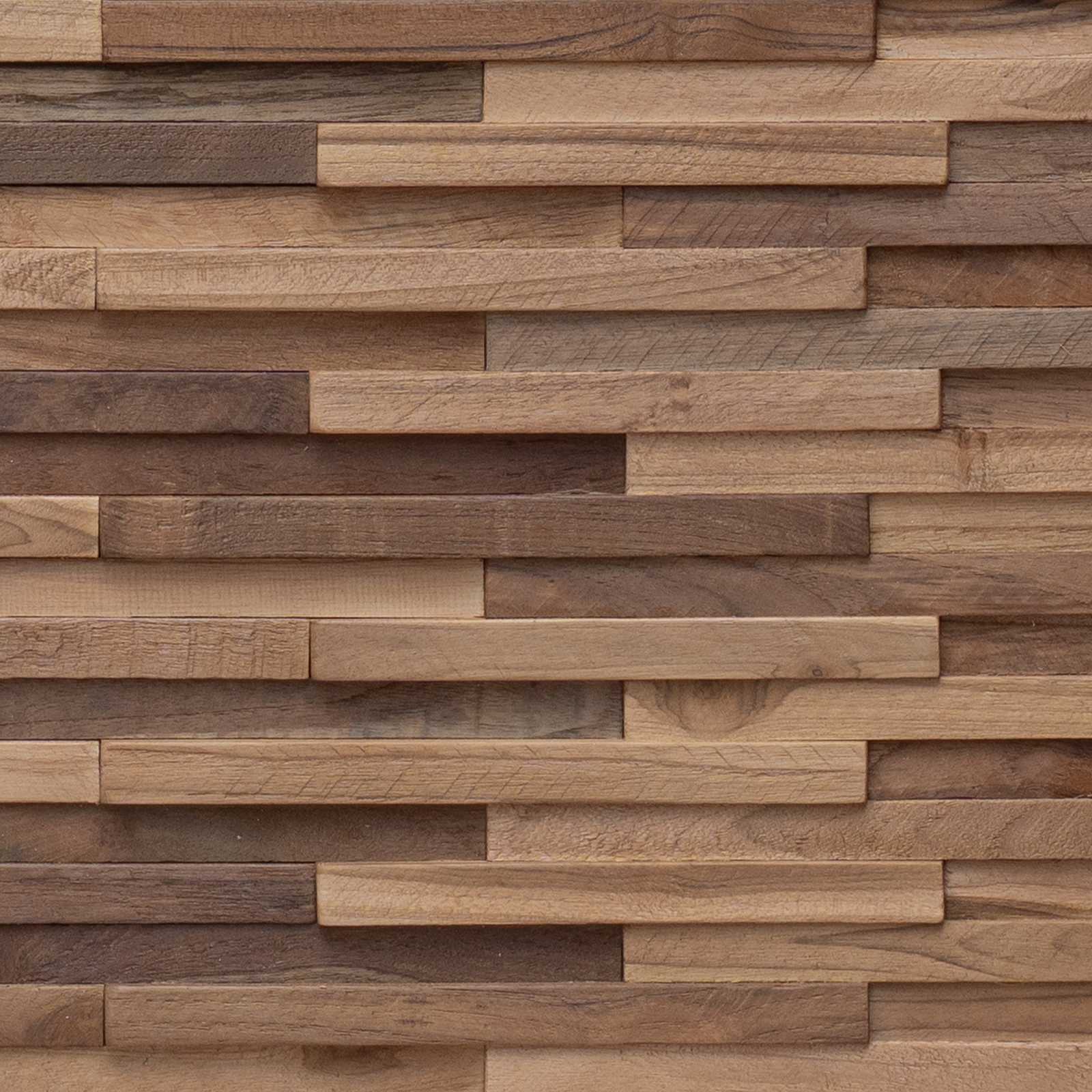 Uzglavlje Zidne Prirodna 100 cm Čvrsto teak drvo