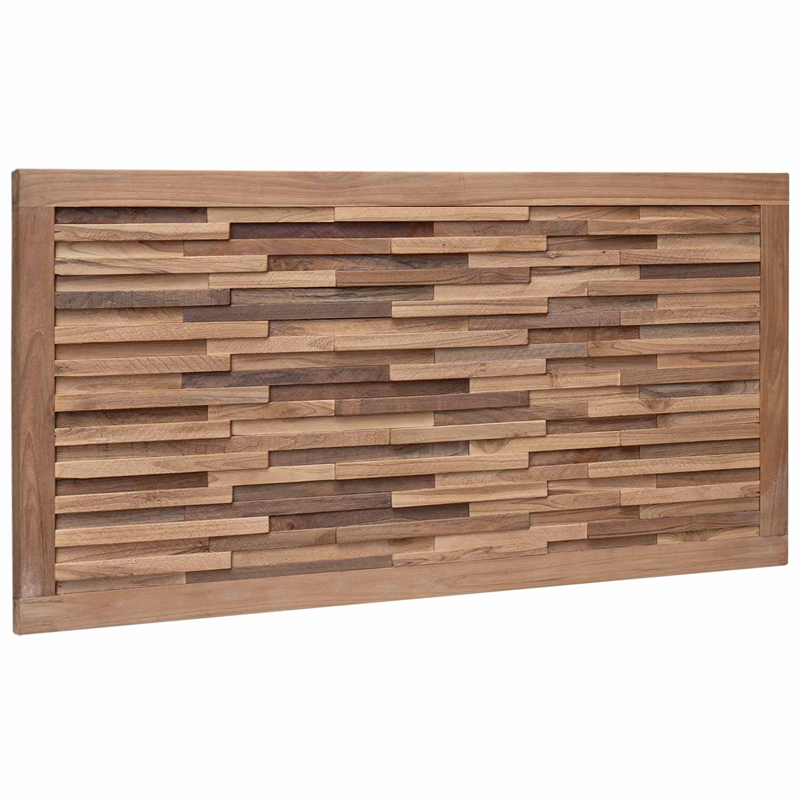 Uzglavlje Zidne Prirodna 100 cm Čvrsto teak drvo