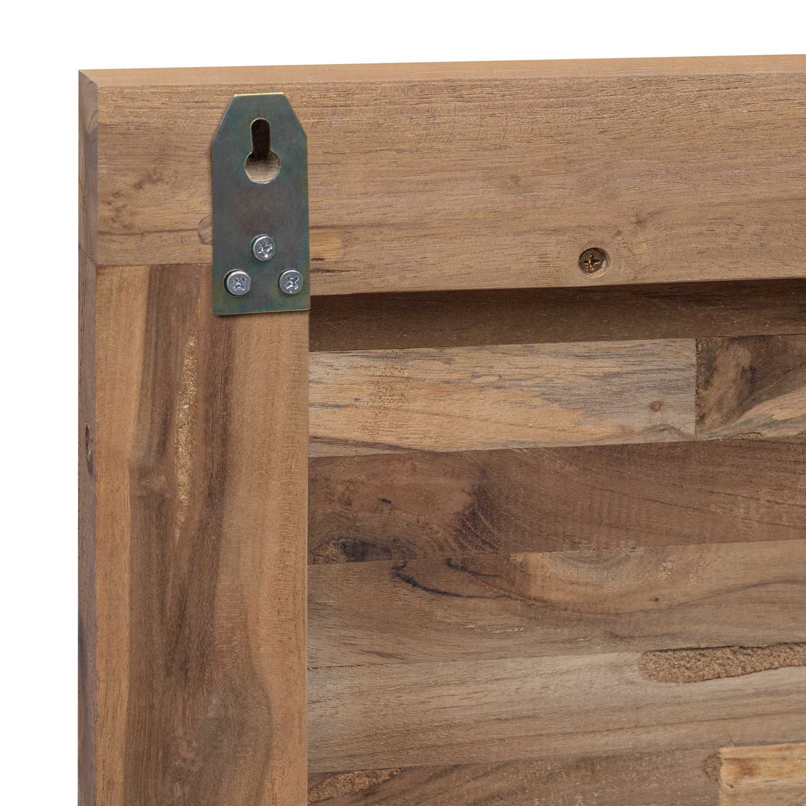 Uzglavlje Zidne Prirodna 160 cm Čvrsto teak drvo