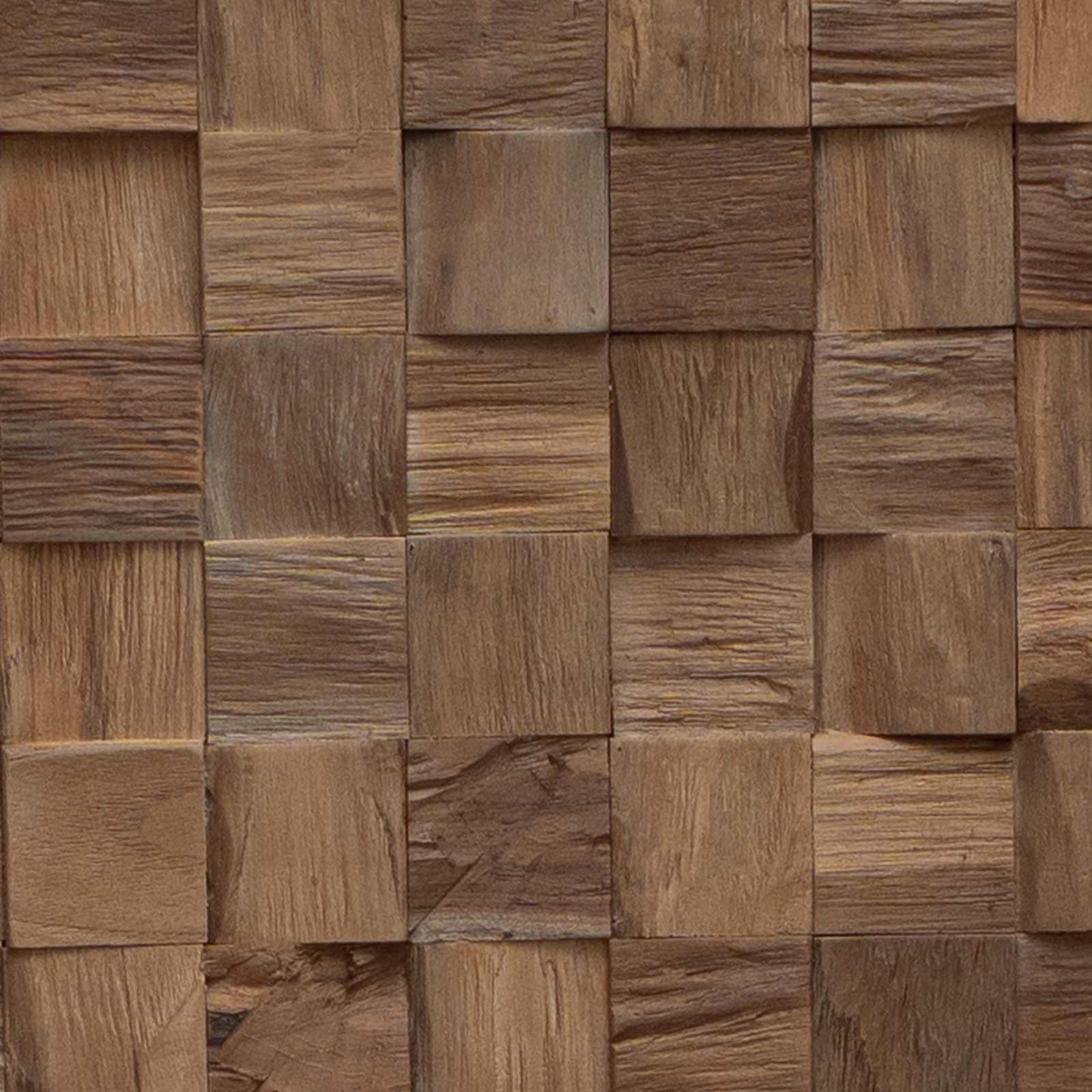 Uzglavlje Zidne Prirodna 100 cm Čvrsto teak drvo
