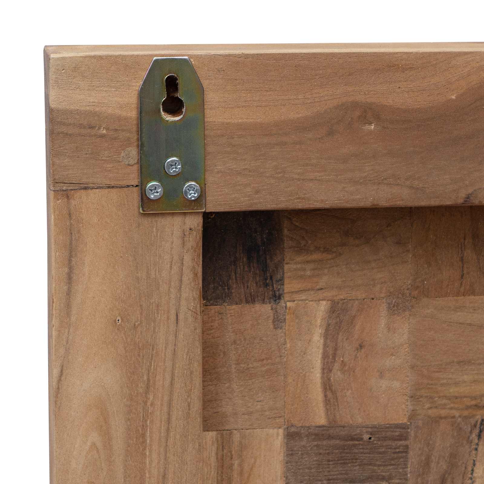 Uzglavlje Zidne Prirodna 140 cm Čvrsto teak drvo