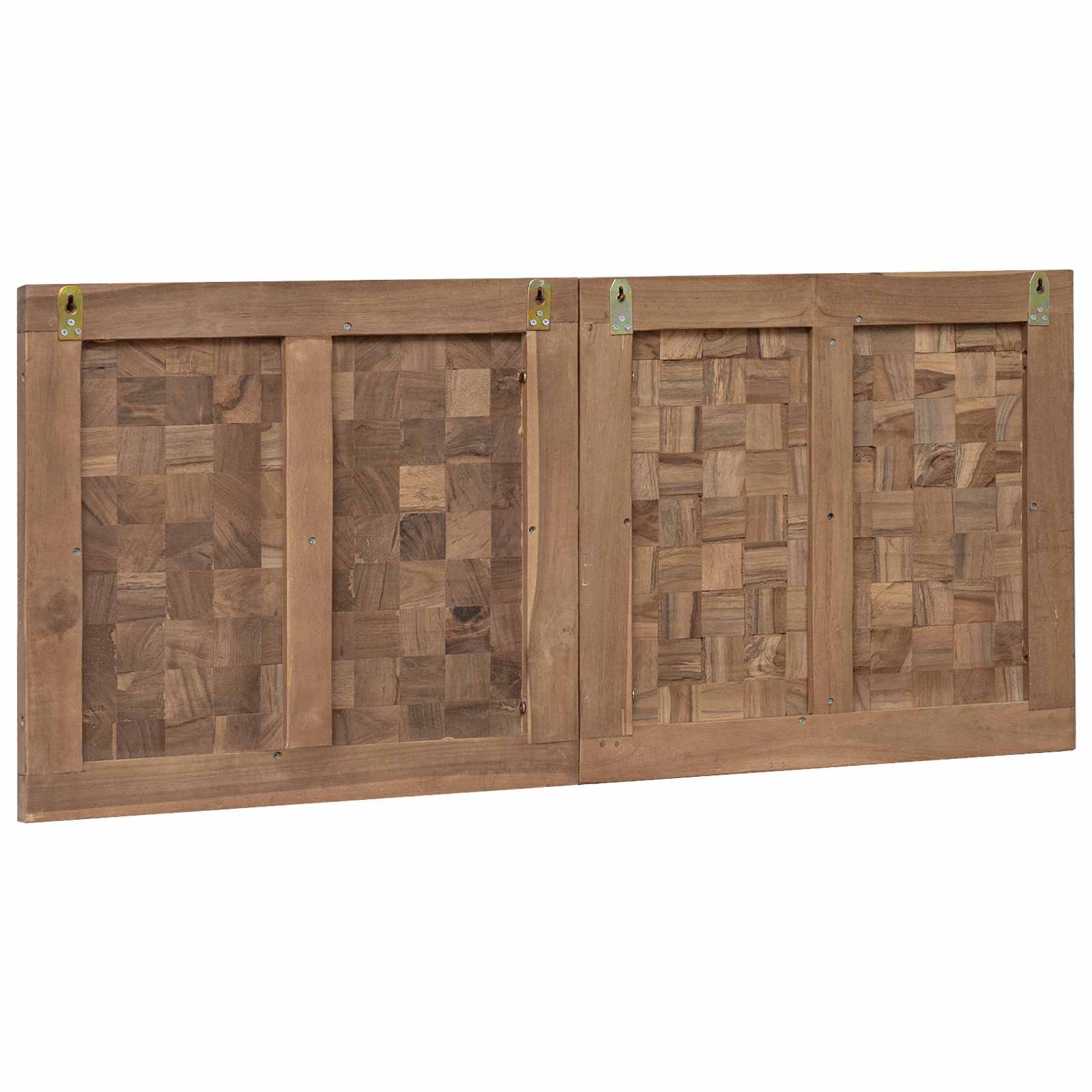 Uzglavlje za krevet Prirodna Čvrsto teak drvo