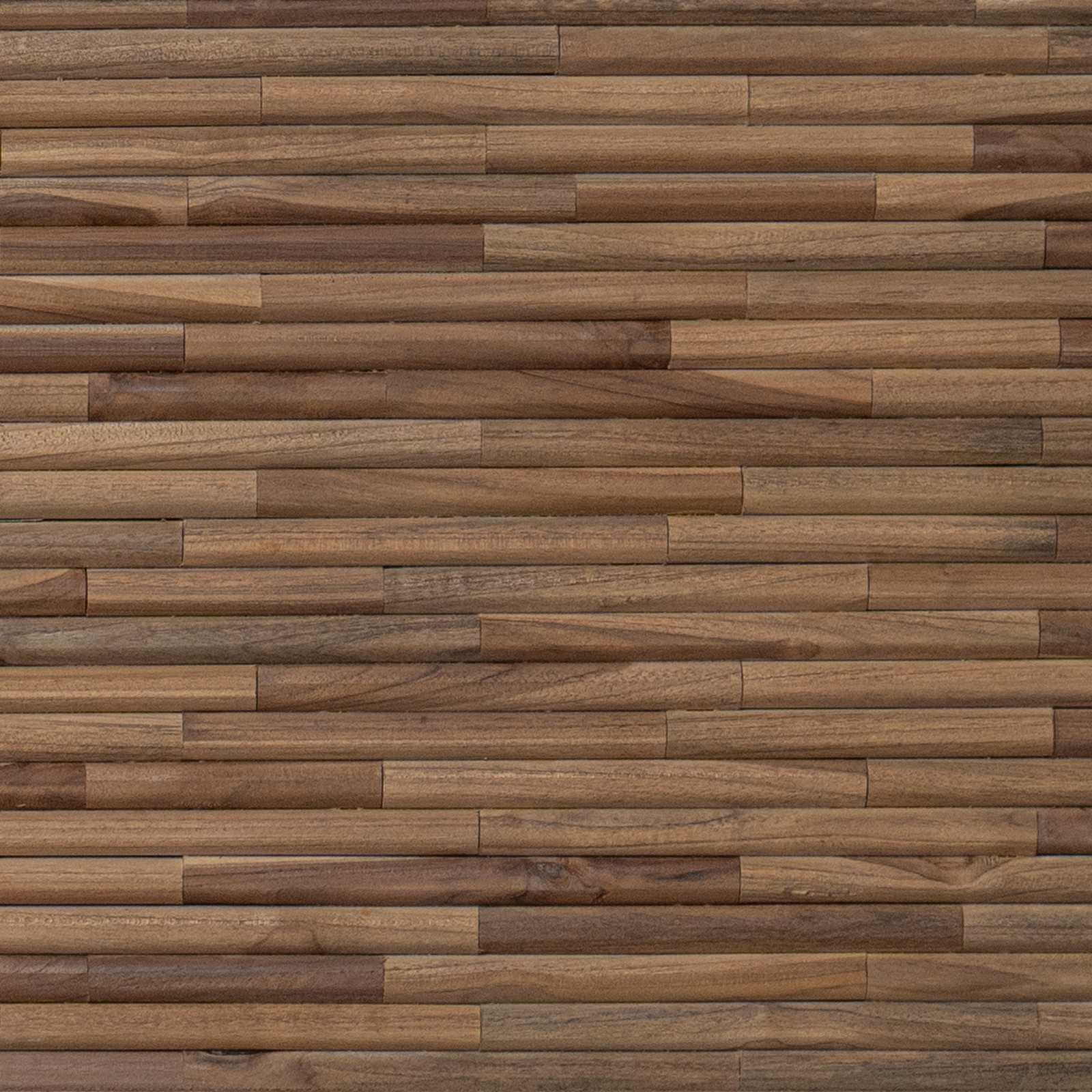 Uzglavlje Zidne Prirodna 120 cm Čvrsto teak drvo