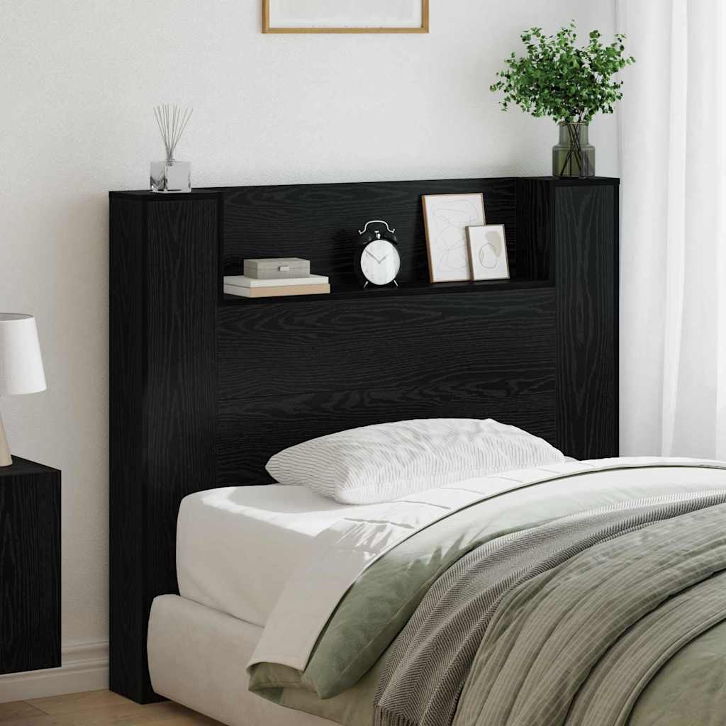Uzglavlje Crni hrast 120 x 15 x 103,5 cm Konstruirano drvo