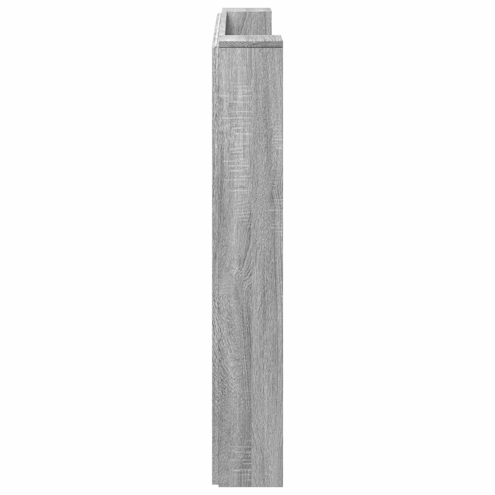 Uzglavlje Siva Sonoma 140 x 16,5 x 103,5 cm Konstruirano drvo