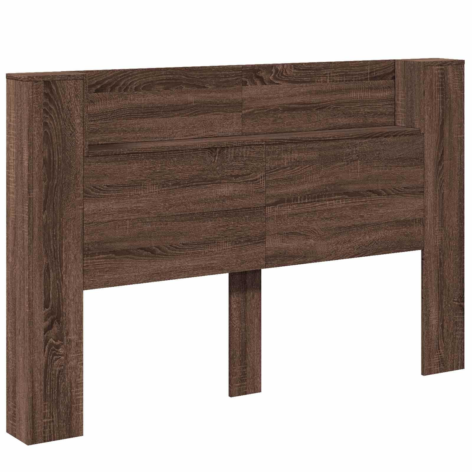 Uzglavlje Smeđi hrast 160 x 16,5 x 103,5 cm Konstruirano drvo