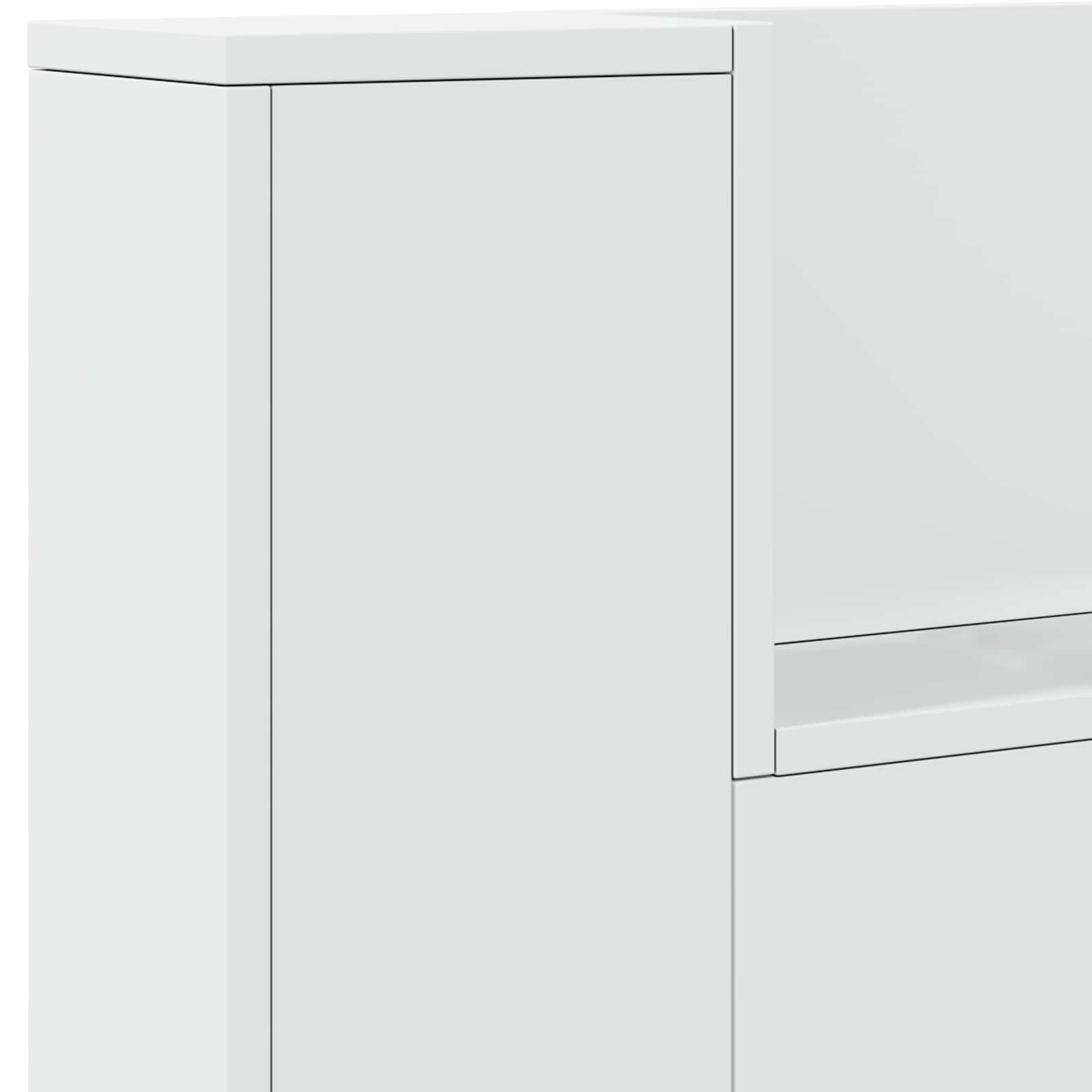Uzglavlje Bijelo 160 x 16,5 x 103,5 cm Konstruirano drvo