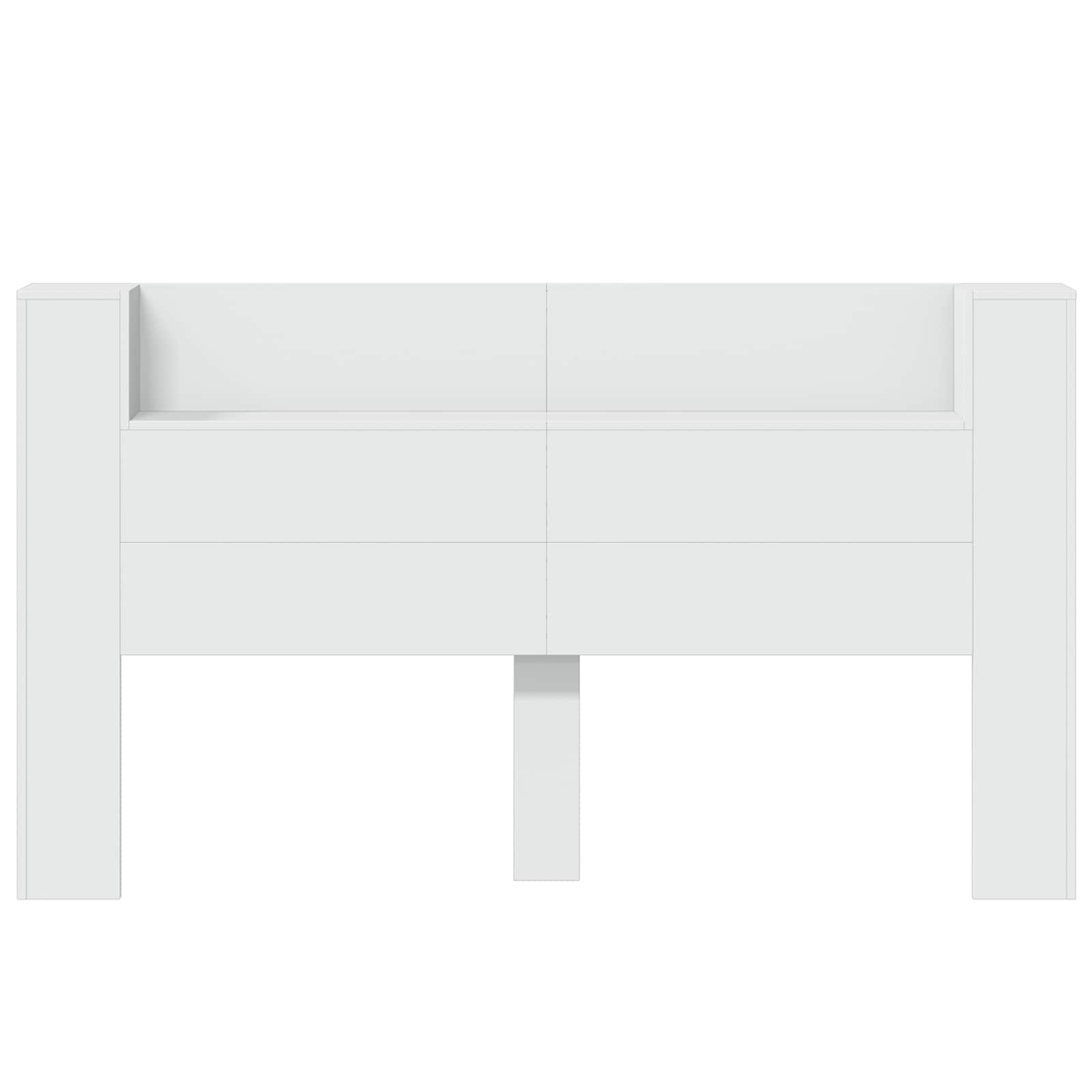 Uzglavlje Bijelo 180 x 16,5 x 103,5 cm Konstruirano drvo