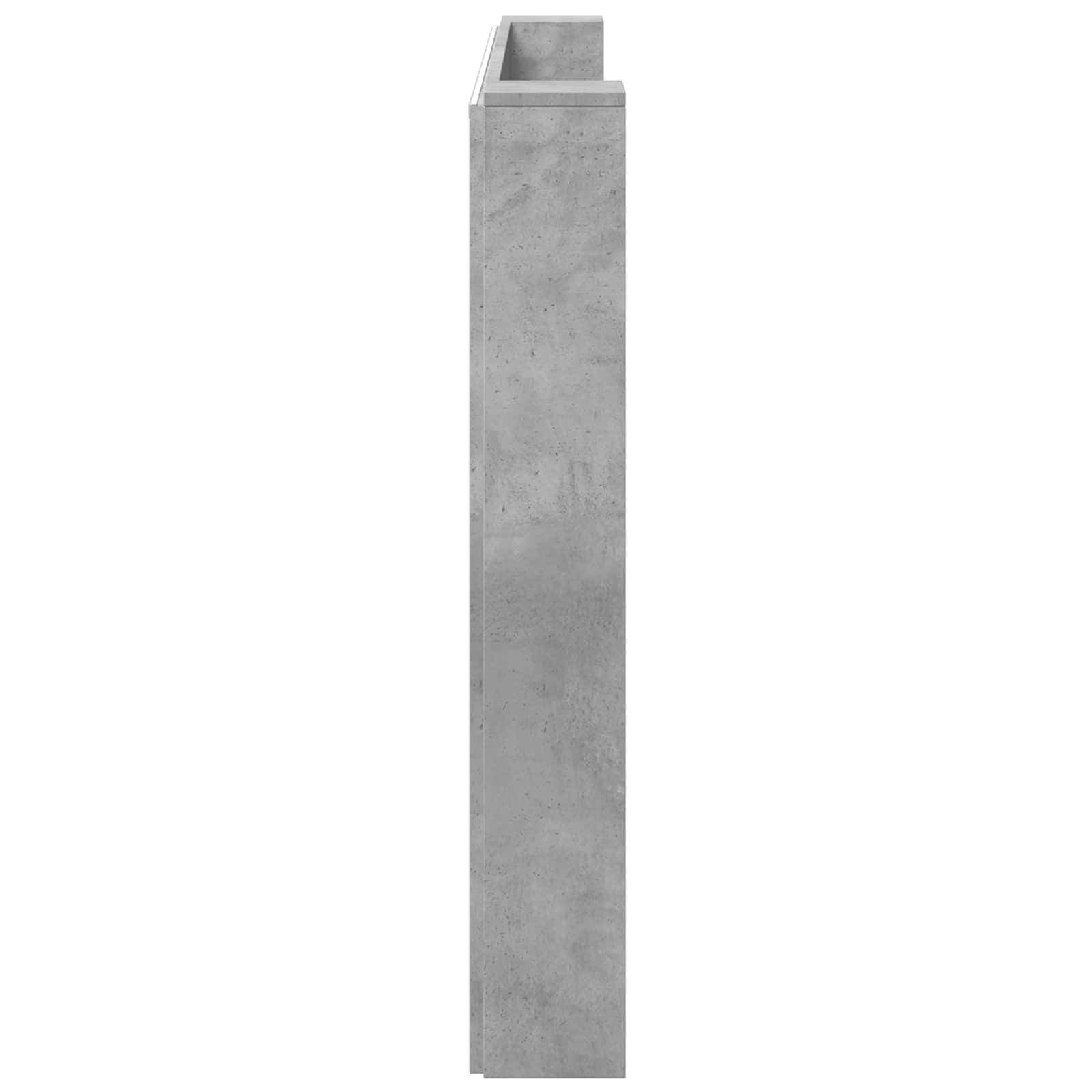 Uzglavlje Betonski sivi 180 x 16,5 x 103,5 cm Konstruirano drvo