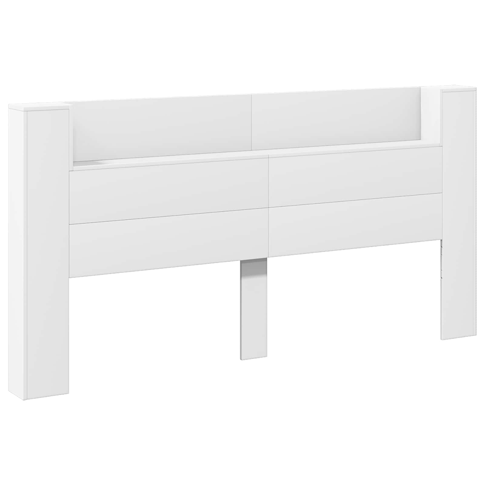 Uzglavlje Bijelo 200 x 16,5 x 103,5 cm Konstruirano drvo