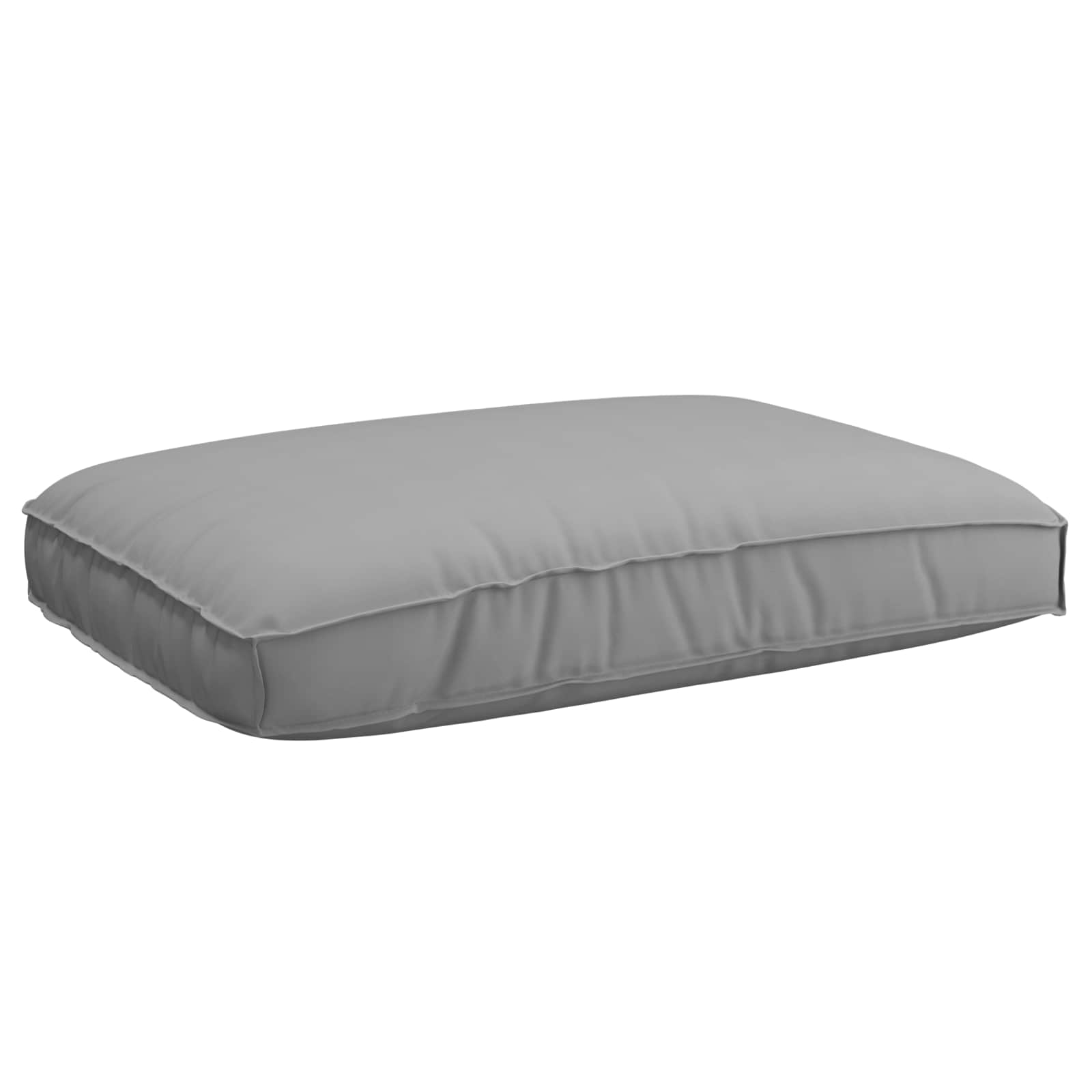 Set sofe s jastukom Jednobojno 2 pcs Siva Čvrsto drvo akacije