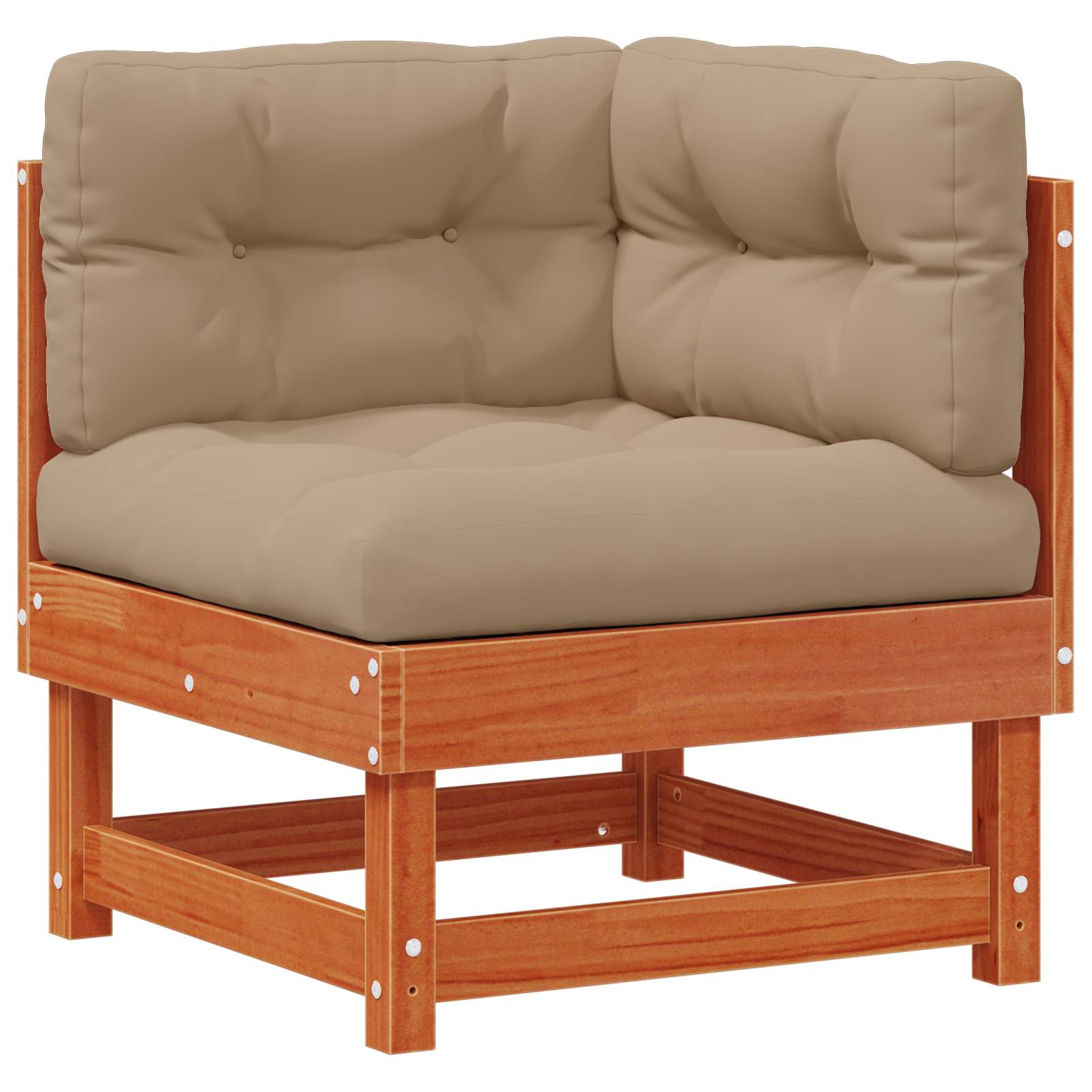 Set lounge namještaja za vrt 7 pcs Voštanosmeđa