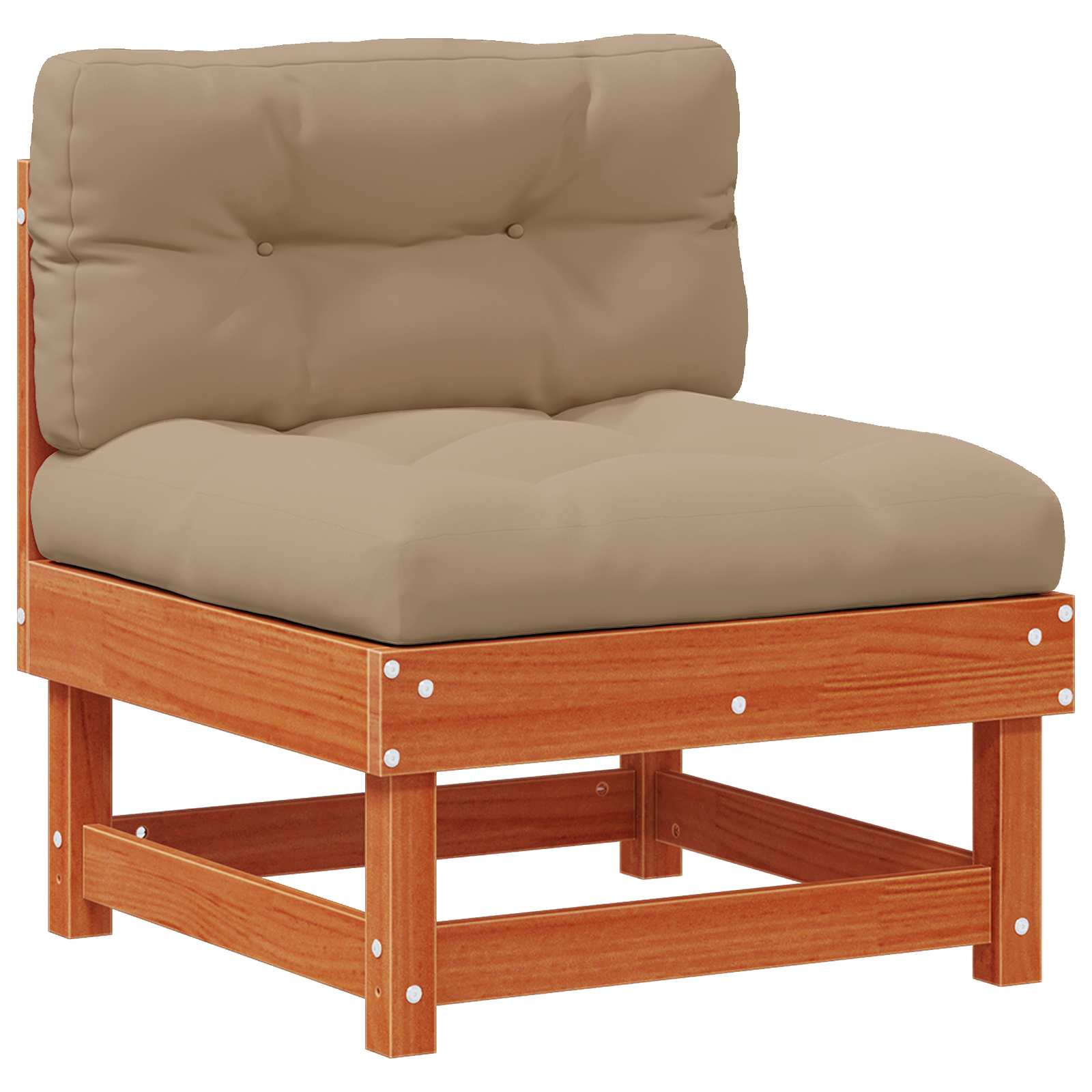 Set lounge namještaja za vrt 7 pcs Voštanosmeđa
