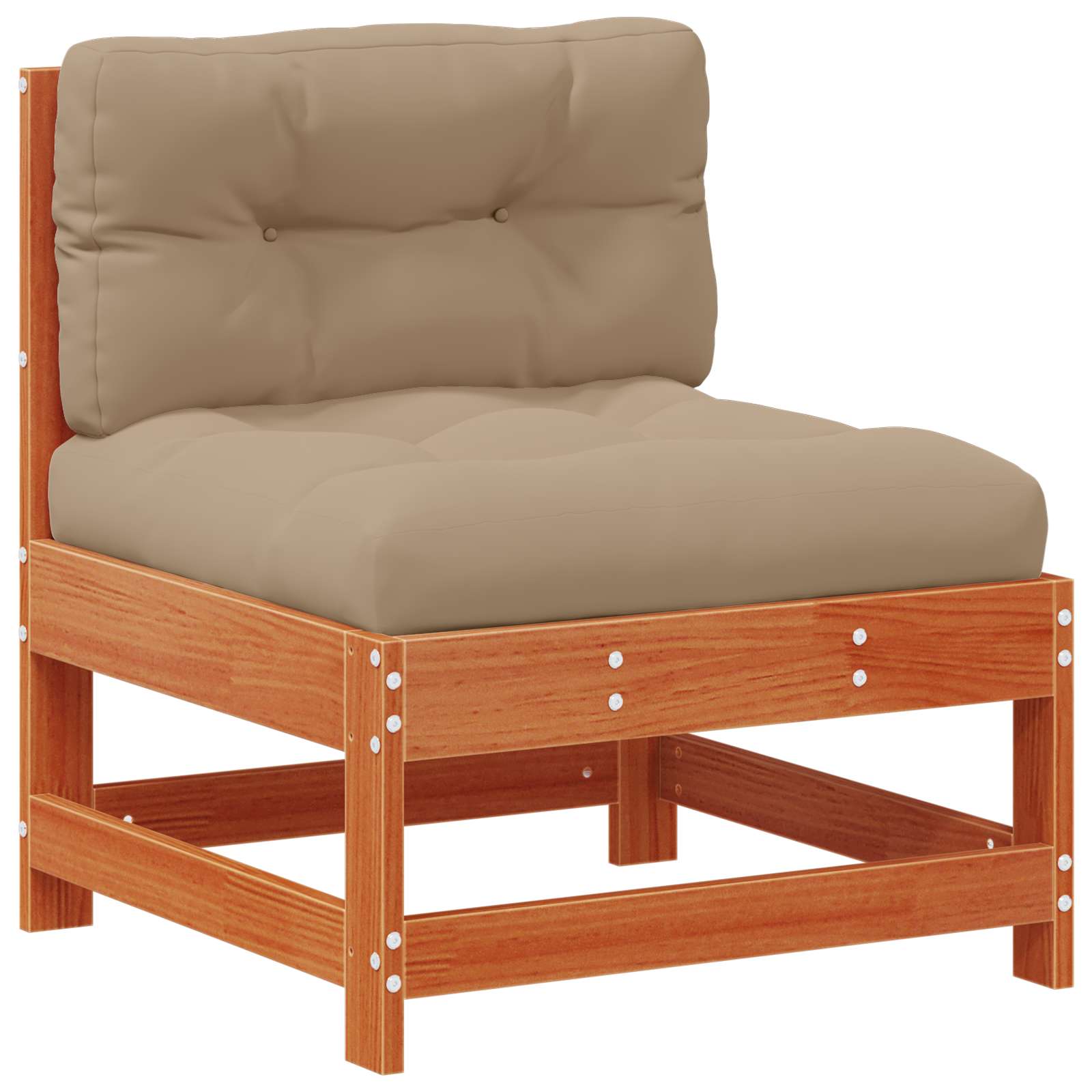 Set lounge namještaja za vrt 7 pcs Voštanosmeđa